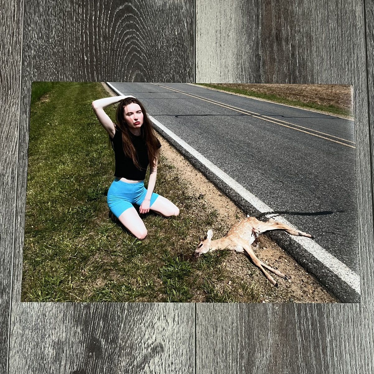Snow Strippers Tati Dying Fawn Print Photograph 1/100 Rare