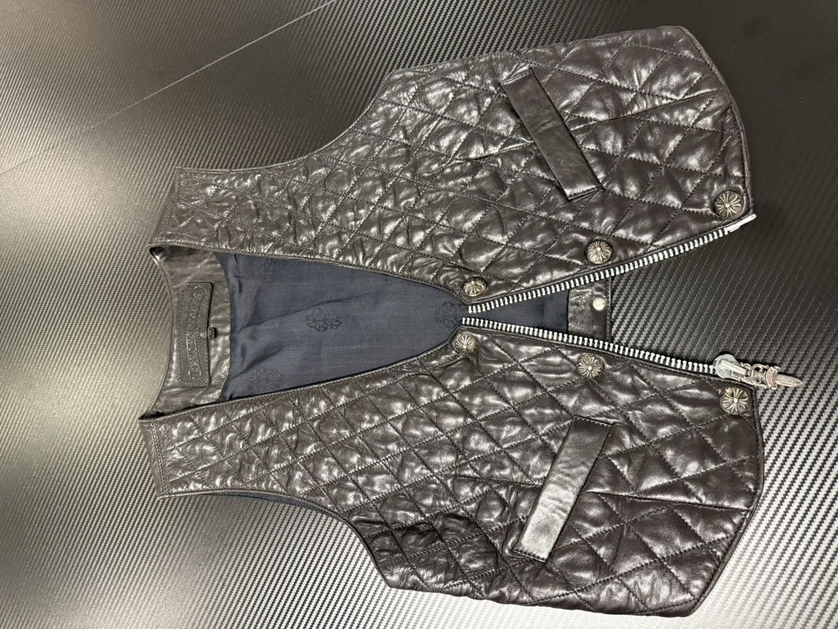 Chrome Hearts Chrome Hearts quilted leather vest Size S / US 4 / IT 40 - 13 Thumbnail