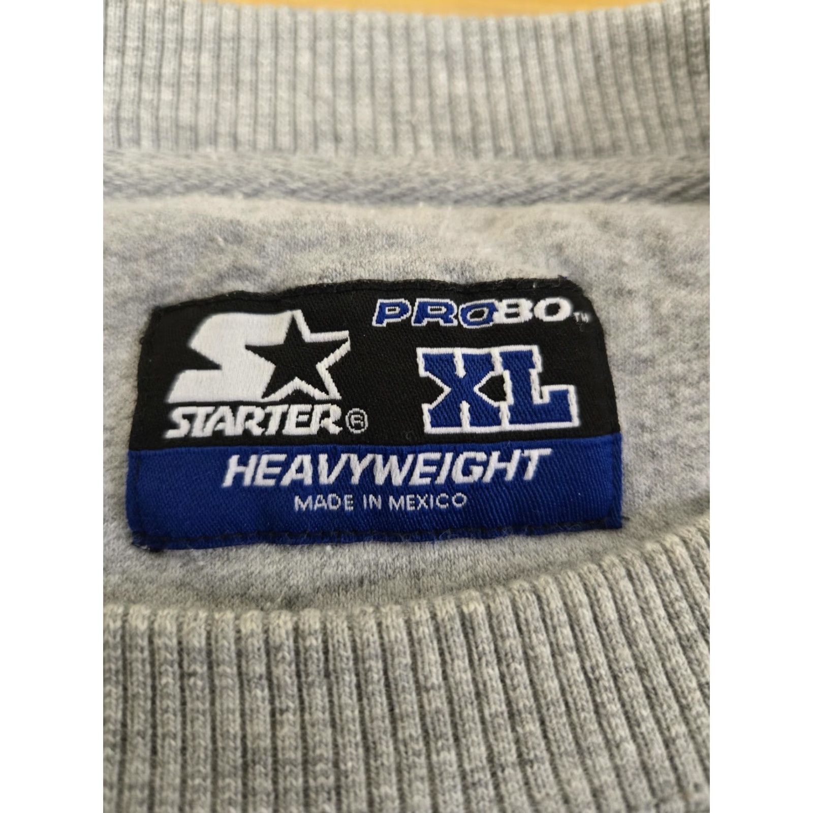 Starter Starter Sweatshirt Mens XL Gray Pro 30 Heavyweight Crewneck Pullover Embroidered Size US XL / EU 56 / 4 - 5 Thumbnail