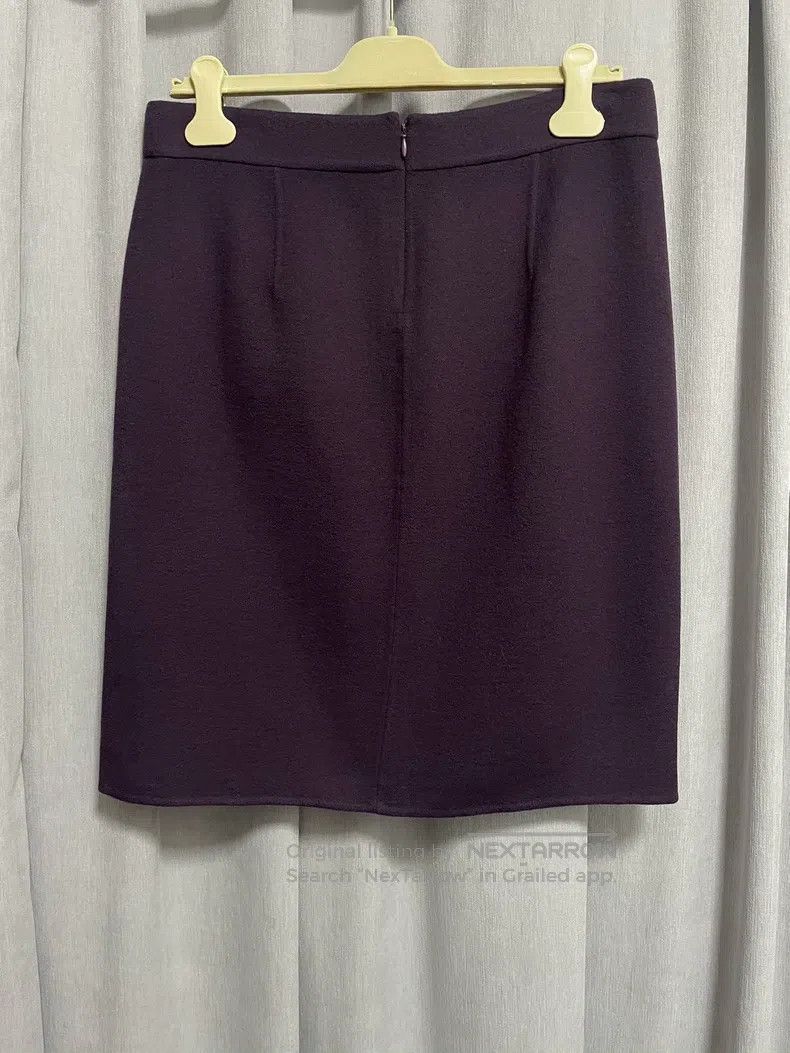 Loro Piana Loro Piana Pure cashmere woolen low-waist straight skirt Size 30" / US 8 / IT 44 - 3 Thumbnail