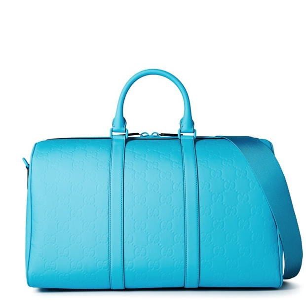 Gucci Medium Duffel Bag in Blue, Men's