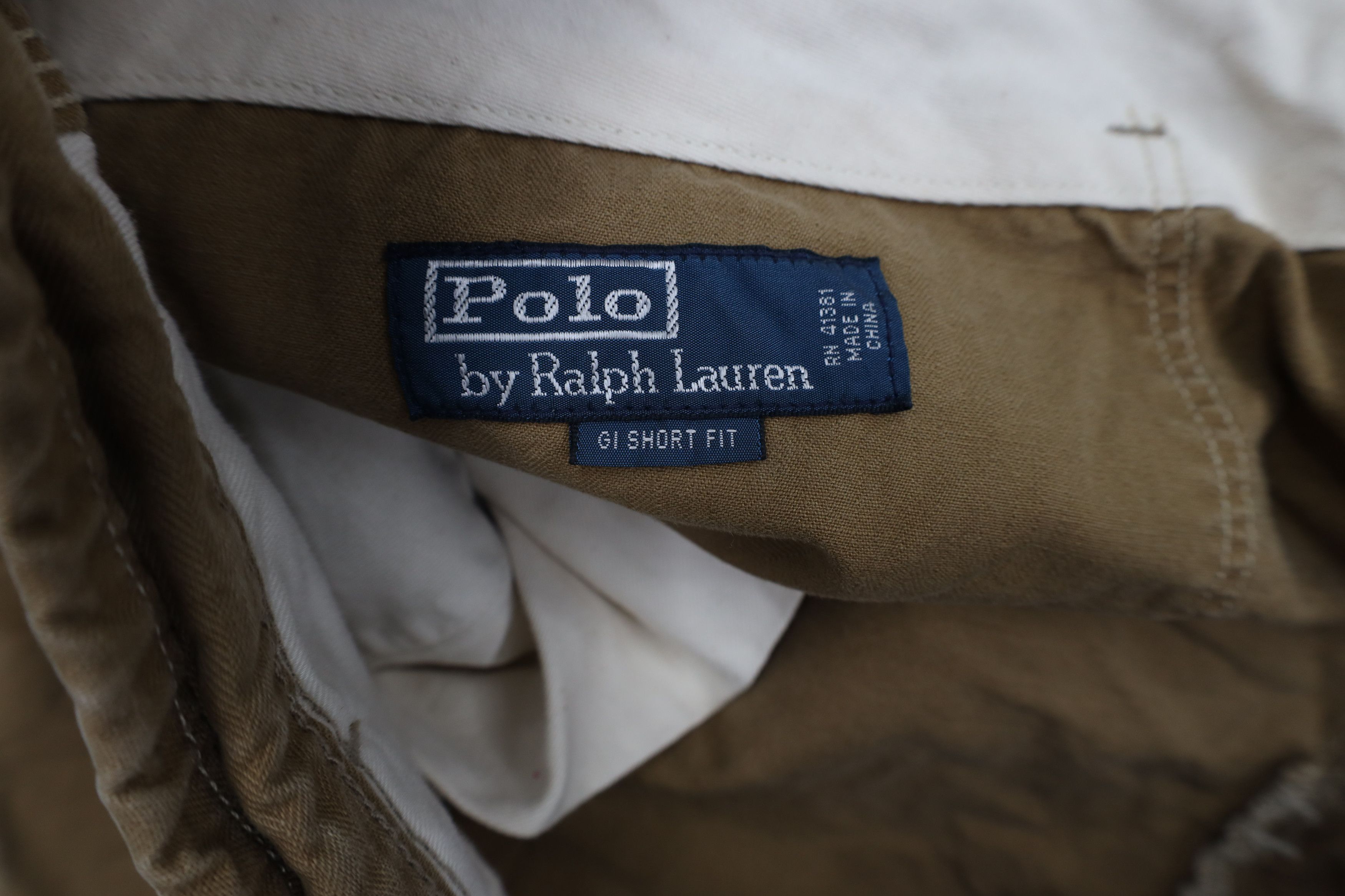 Ralph Lauren × Vintage Vintage 90s Ralph Lauren Fit Herringbone Button Fly Shorts Size US 40 / EU 56 - 10 Thumbnail