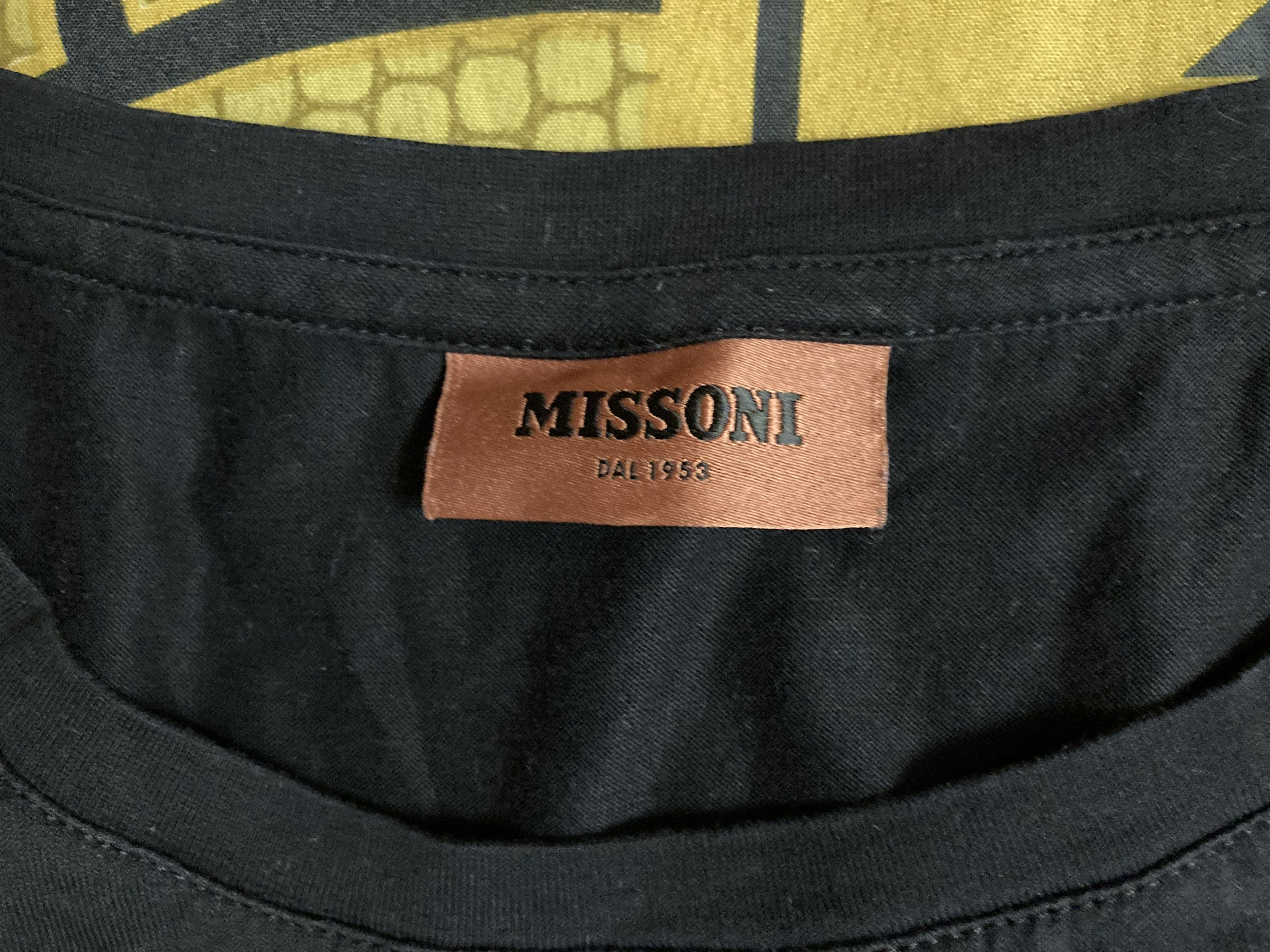 Missoni Missoni zigzag striped black tee shirt Size US M / EU 48-50 / 2 - 4 Thumbnail