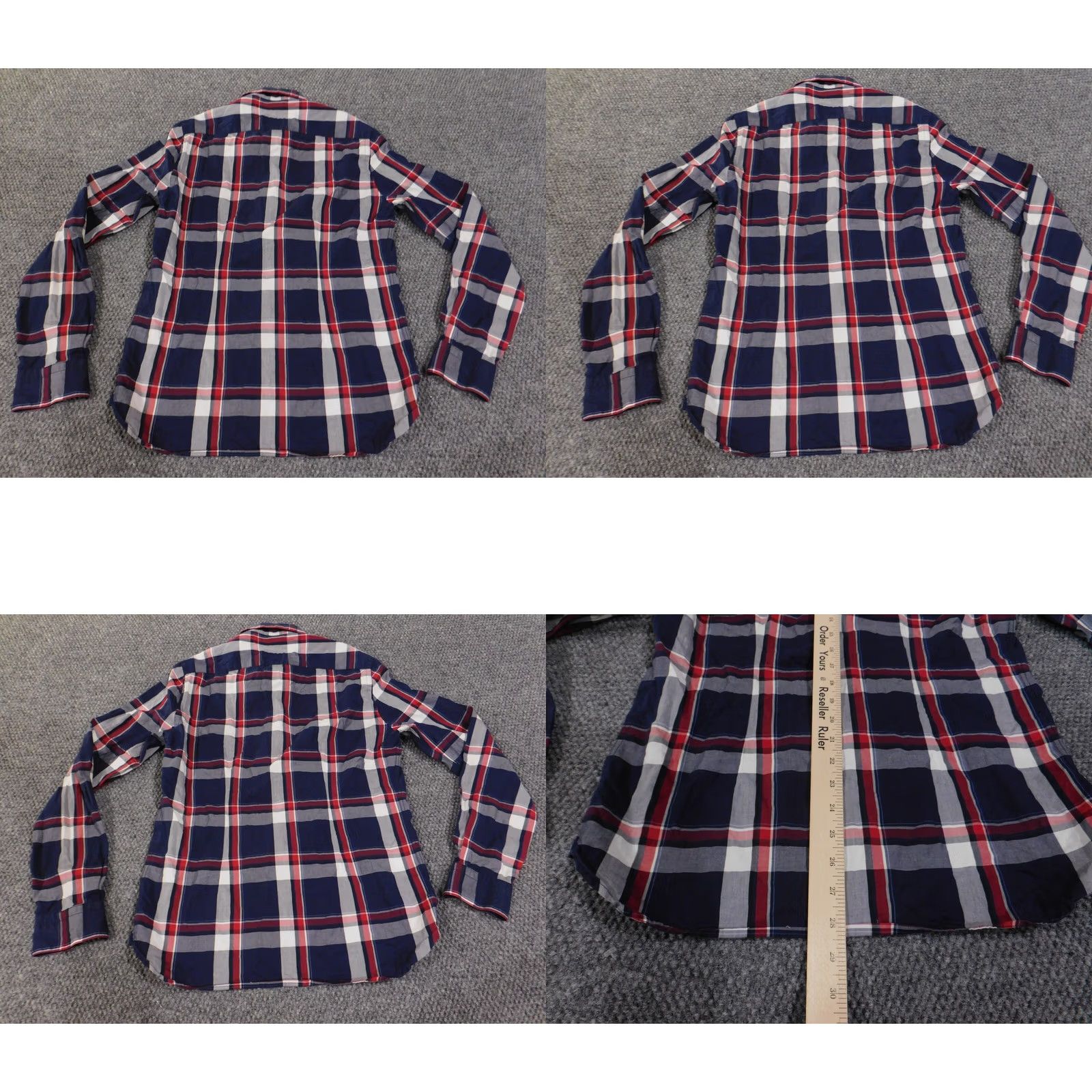 Zara Zara Shirt Slim Blue Button-Up Casual Geometric Knit Cotton Button-Down Collar Mens Small Size US S / EU 44-46 / 1 - 8 Thumbnail