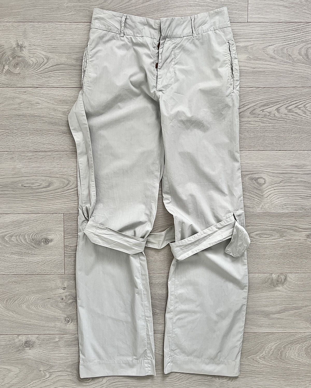 image of Vivienne Westwood Ss2003 Bondage Trousers in Beige, Men's (Size 32)