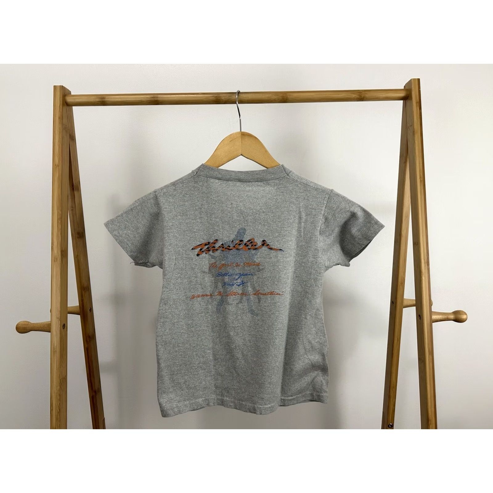 Vintage VTG 80s Michael Jackson Thriller Tour Concert Gray T-Shirt XS Mens Adults XS Size Gray Michael Jackson Band Concert Tshirt Shirt T-Shirt Size US XS / EU 42 / 0 - 2 Thumbnail