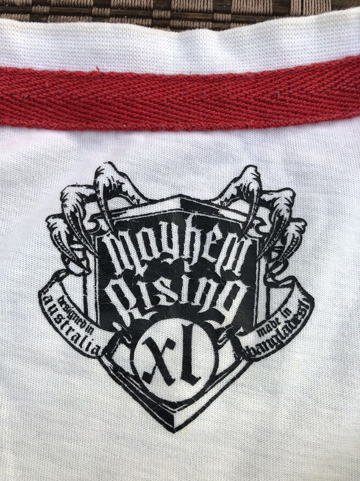 Affliction × Ed Hardy × Vintage RARE OVP Mayhem Rising STATIC STATE Tshirt Size US XL / EU 56 / 4 - 12 Thumbnail