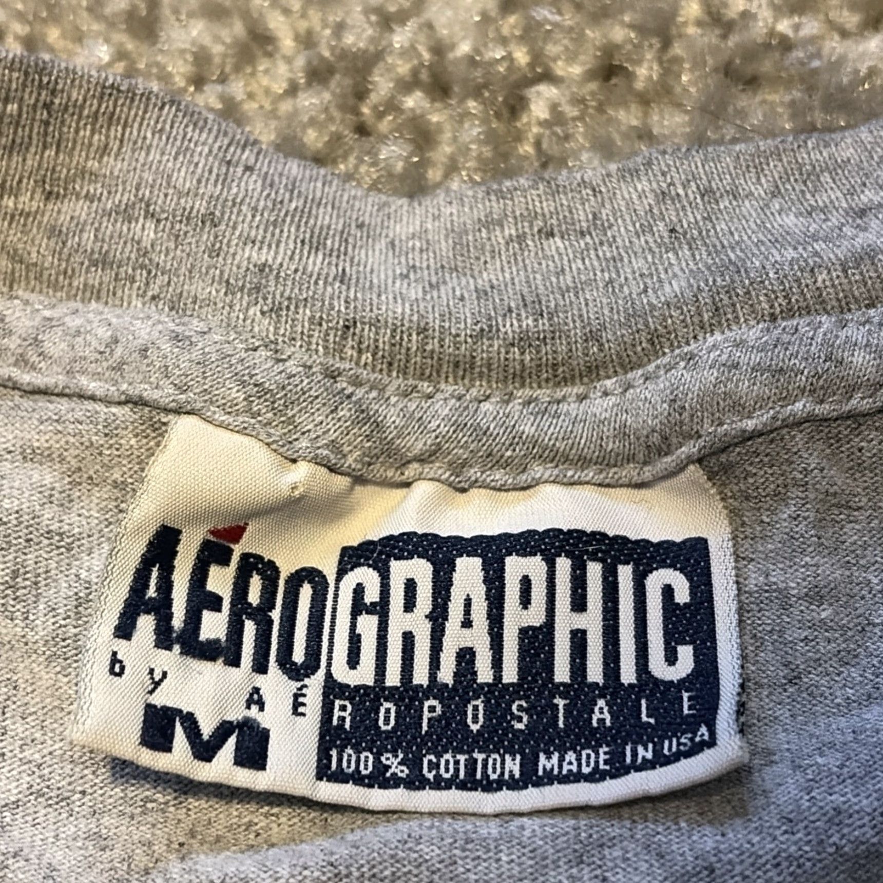 Aeropostale VINTAGE Aeropostale T-Shirt Athletic Long Sleeve Grey M Men Mallcore 2000s Y2K Shirt Size US M / EU 48-50 / 2 - 6 Thumbnail