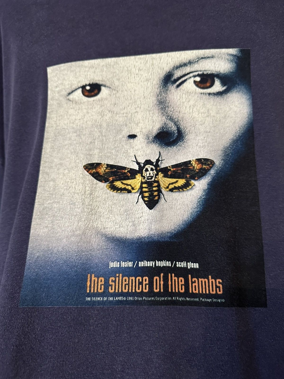 Vintage Vintage 1991 The Silence Of The Lambs Long Sleeve T-Shirt Size US XL / EU 56 / 4 - 8 Thumbnail