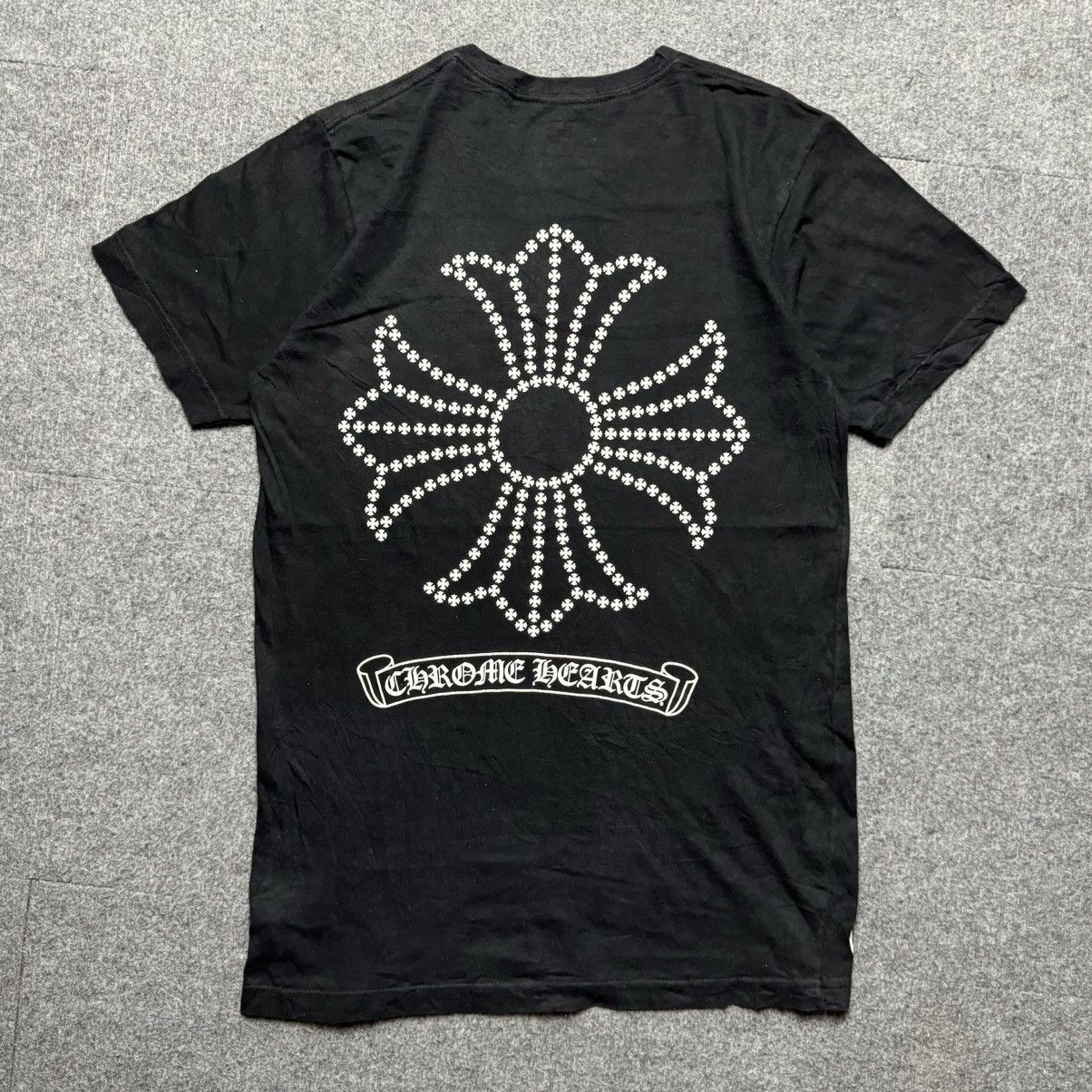 image of Chrome Hearts - Cross Plus Tee in Black, Men's (Size Small)