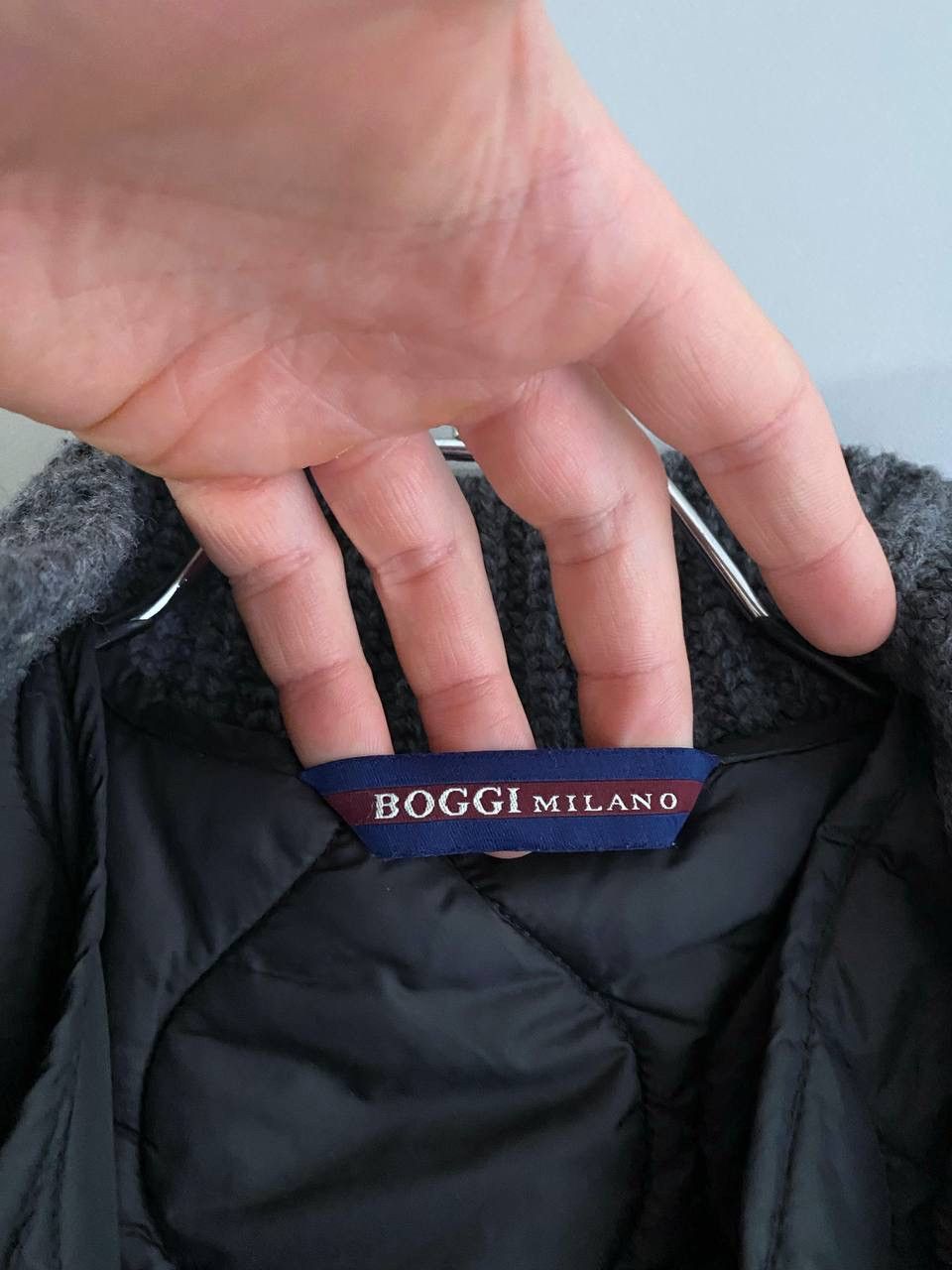 Boggi Boggi Milano Knit Merino Wool Button Cardigan Vest Lining, S Size US S / EU 44-46 / 1 - 14 Thumbnail