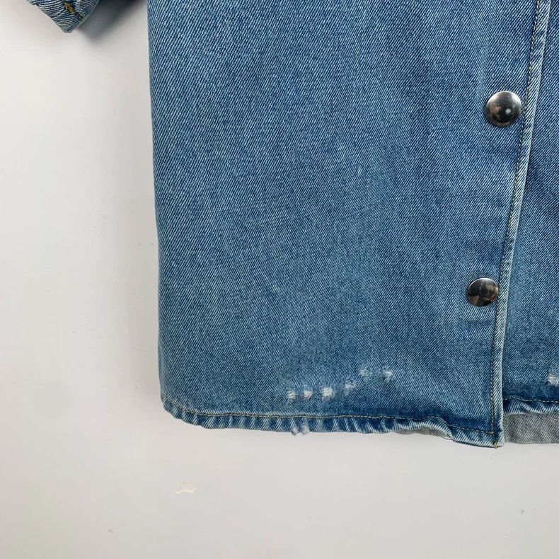 Prada PradaSize 36 22 blue triangle cotton lapel short-sleeved sh Size US XXS / EU 40 - 4 Thumbnail