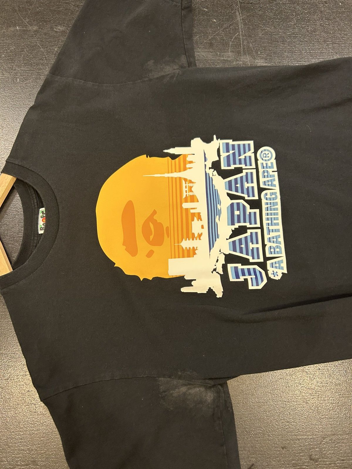 Bape Bape Japan Ape Sun Tee Size US XL / EU 56 / 4 - 10 Thumbnail