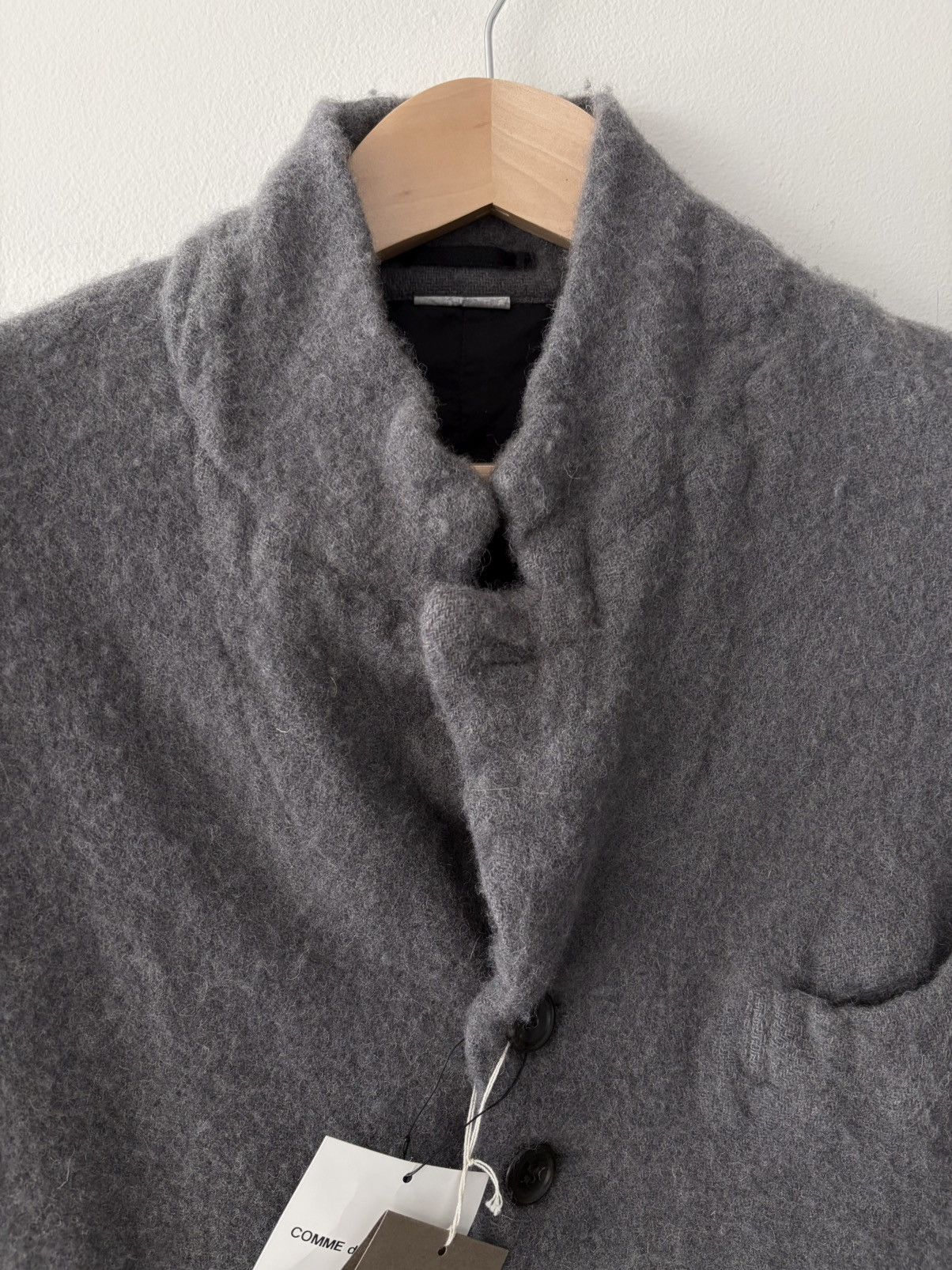 Comme des Garcons Homme Plus COMME des GARÇONS Homme Plus AD2022 Shrunk Wool Jacket Size US M / EU 48-50 / 2 - 4 Thumbnail