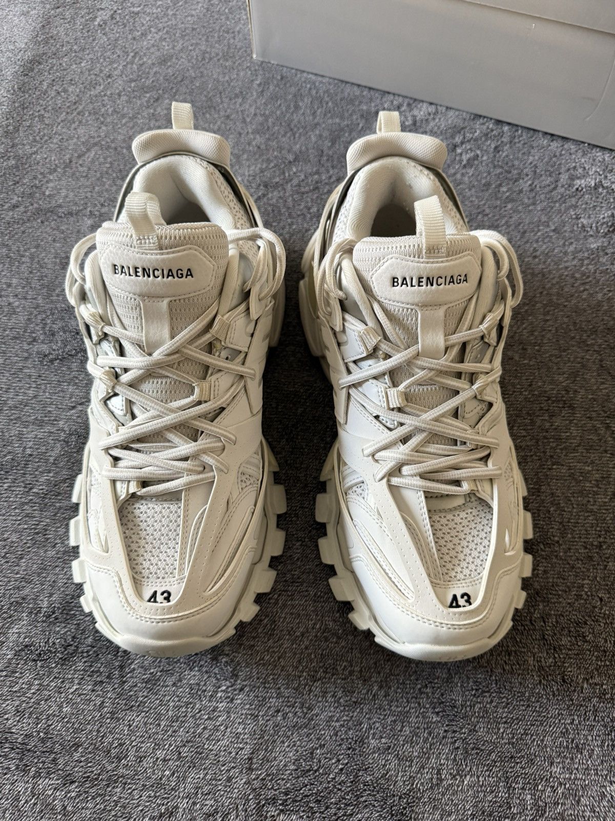 Balenciaga Balenciaga Track white Size US 10 / EU 43 - 3 Thumbnail