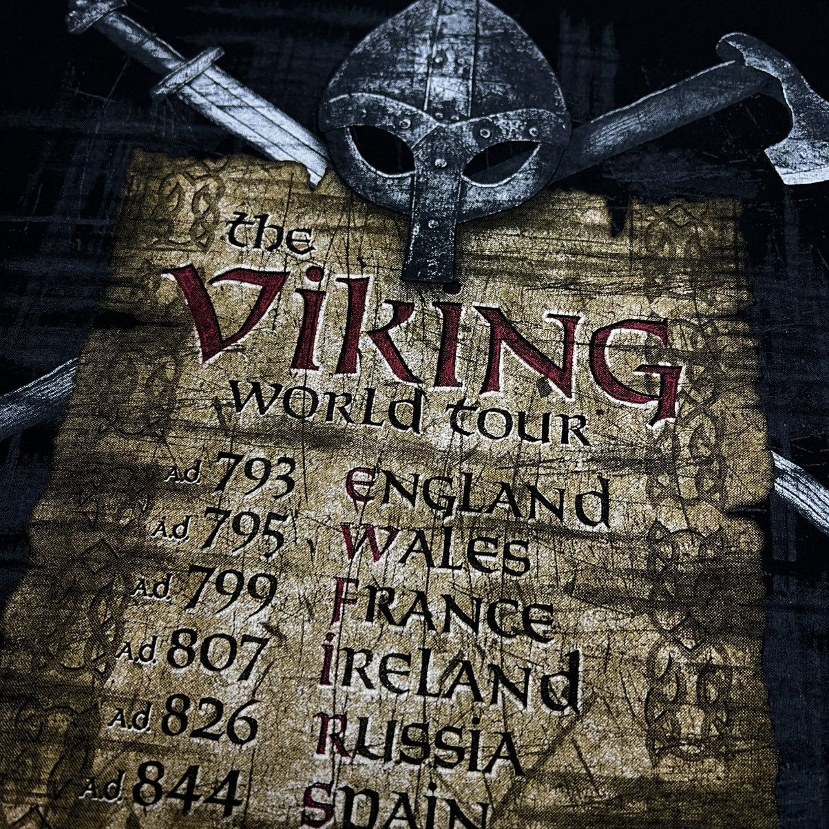 Band Tees × Fruit Of The Loom The Viking World Tour T Shirt Fruit of the Loom Size US L / EU 52-54 / 3 - 7 Thumbnail