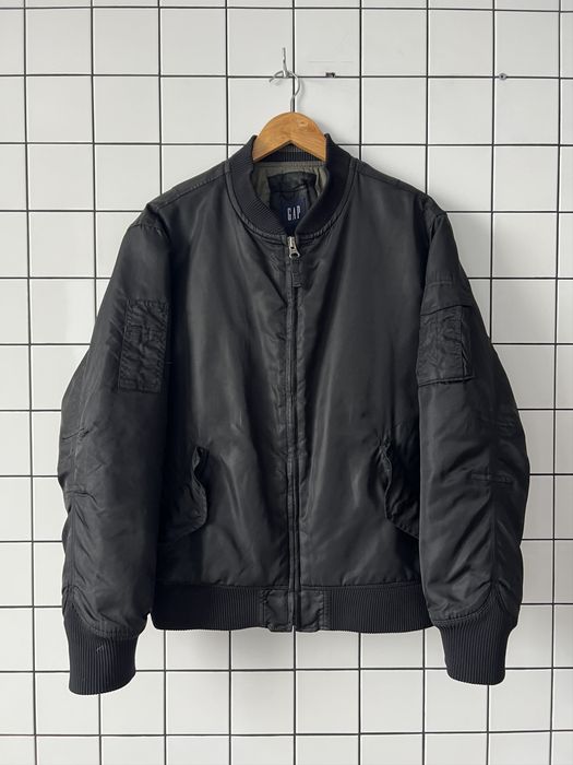 Vintage Vintage GAP Bomber Jacket Military MA 1 A7567 | Grailed