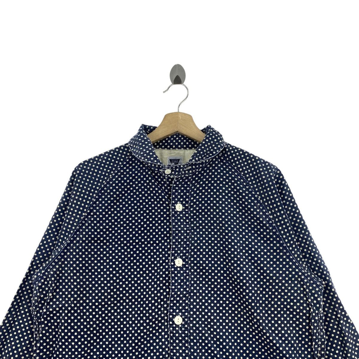 go slow caravan GO SLOW CARAVAN Seven Seas Japanese Brand Polca Dot ButtonUp Size US L / EU 52-54 / 3 - 2 Thumbnail