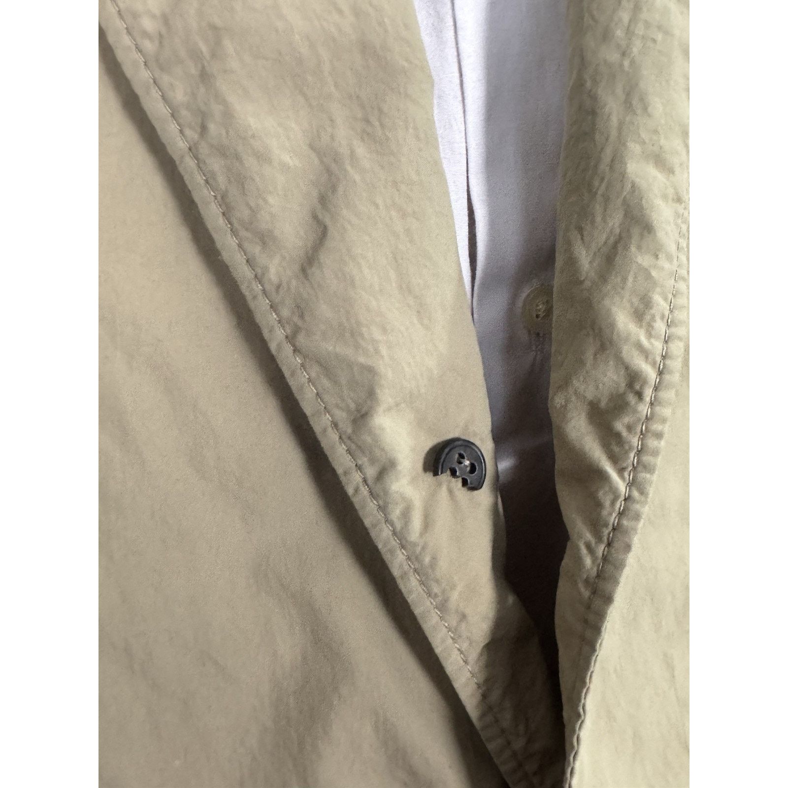 Brunello Cucinelli Brunello Cucinelli Nylon Khaki Blazer Sportcoat Safari 50/40 Size 38R - 3 Thumbnail