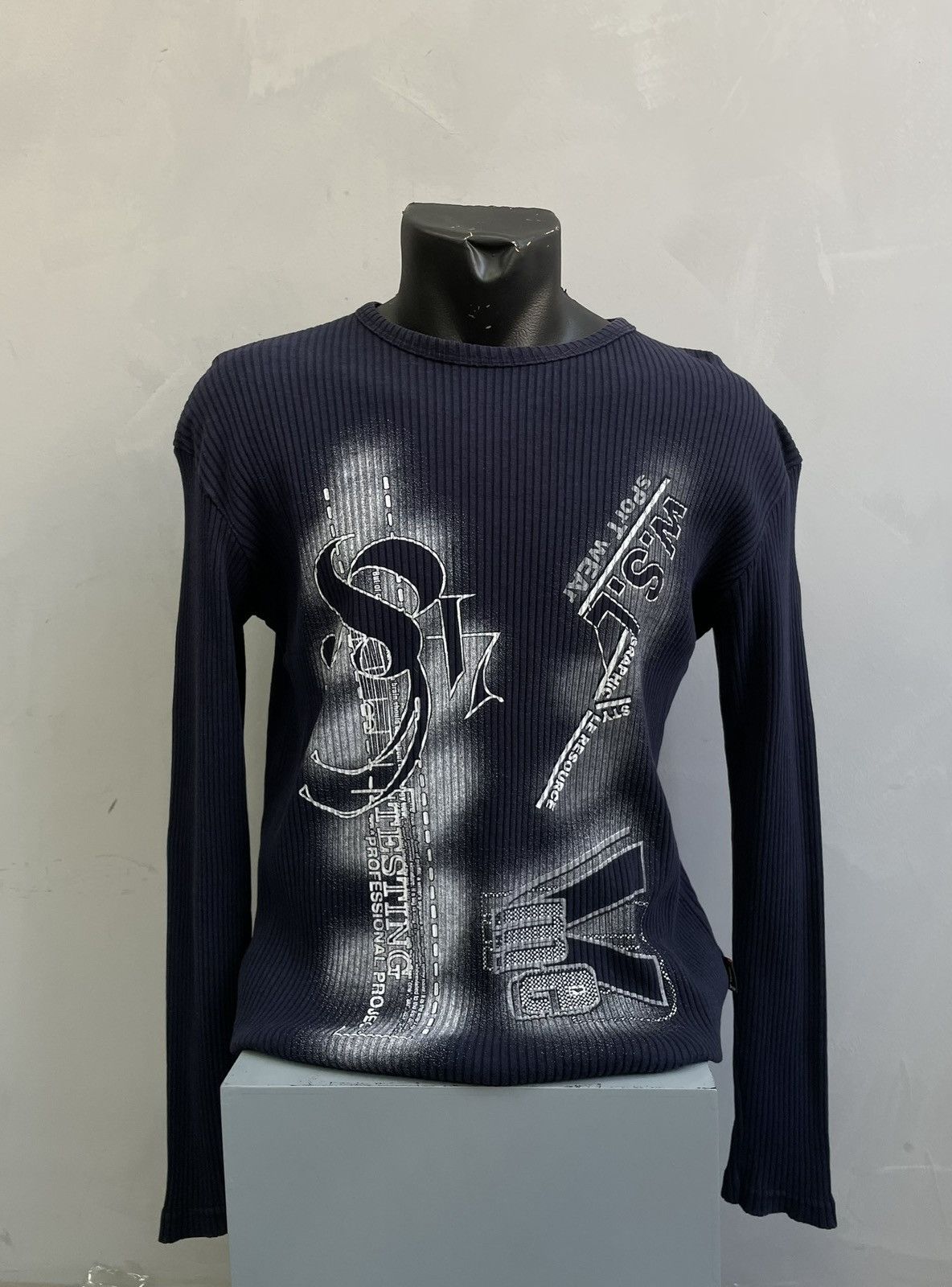 Diesel Rare Diesel style overprint japanese style sweater Size US M / EU 48-50 / 2 - 1 Thumbnail