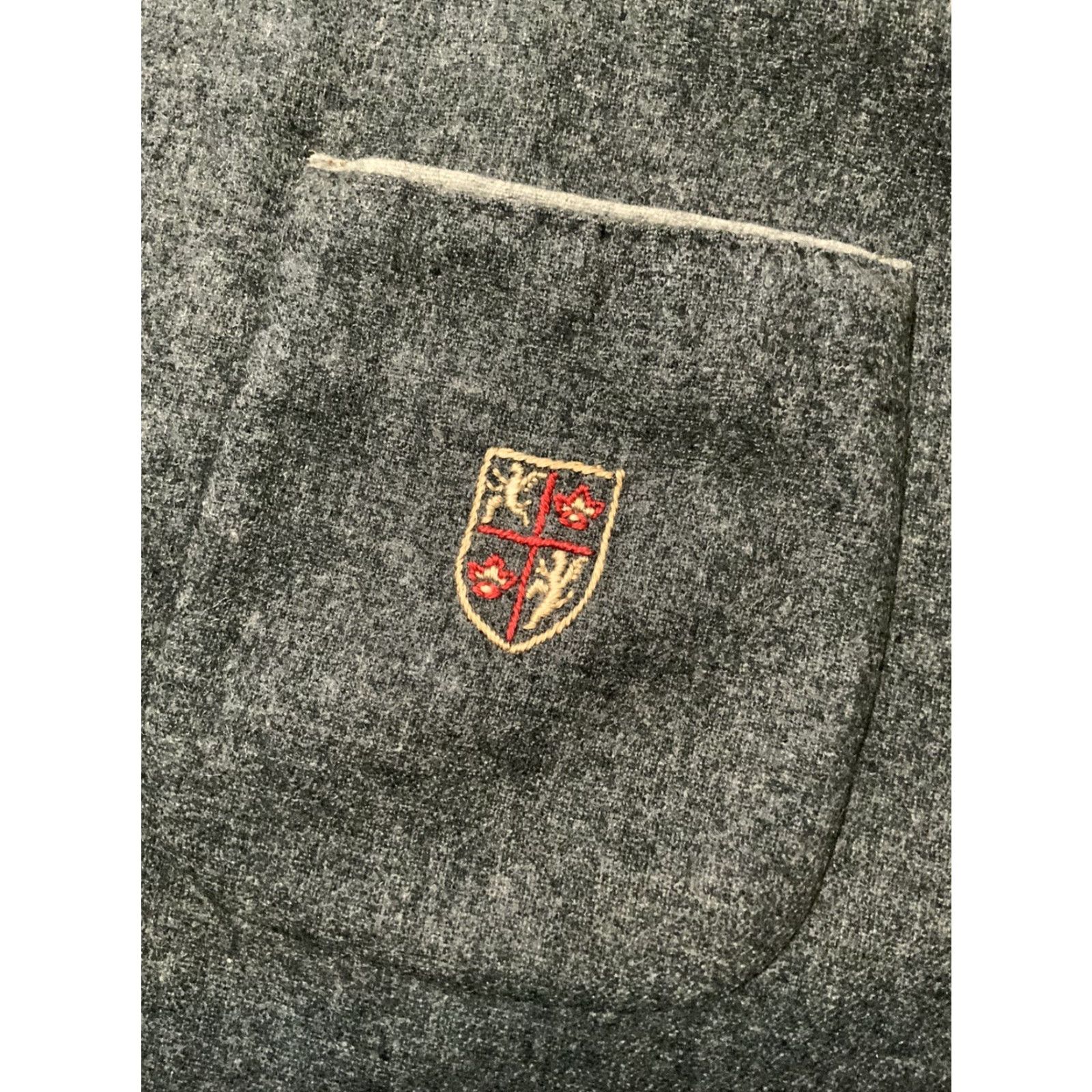 Vintage VINTAGE Sportsman By Cal-Made California Woolunella Loop Collar Shirt MD 1960s Rockabilly Crest Pocket Button Long Sleeve Mens M Size US M / EU 48-50 / 2 - 7 Thumbnail