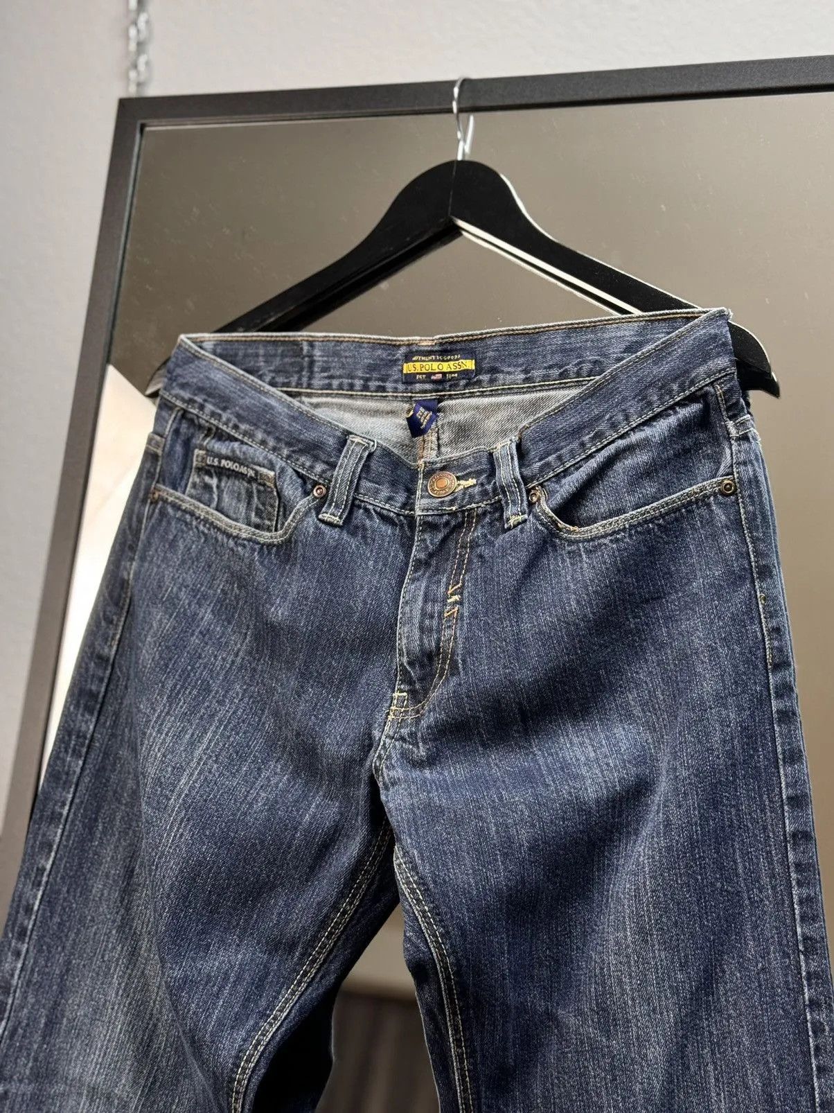 Polo Ralph Lauren 👉 Vintage Polo Ralph Lauren Jeans Denim Baggy Pants Armani Size US 32 / EU 48 - 10 Thumbnail