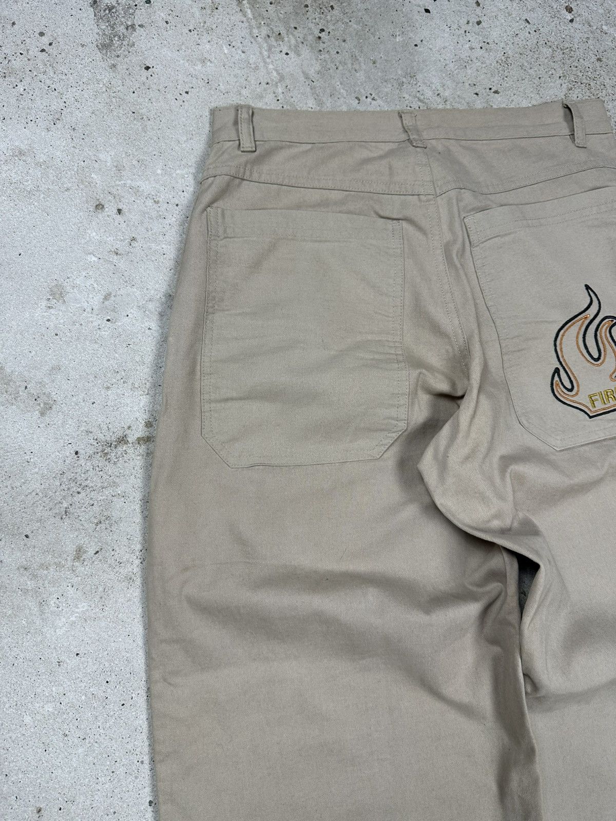 JNCO × Vintage Vintage Y2K Jnco Style Baggy Carpenter Beige Pants Size US 29 - 6 Thumbnail