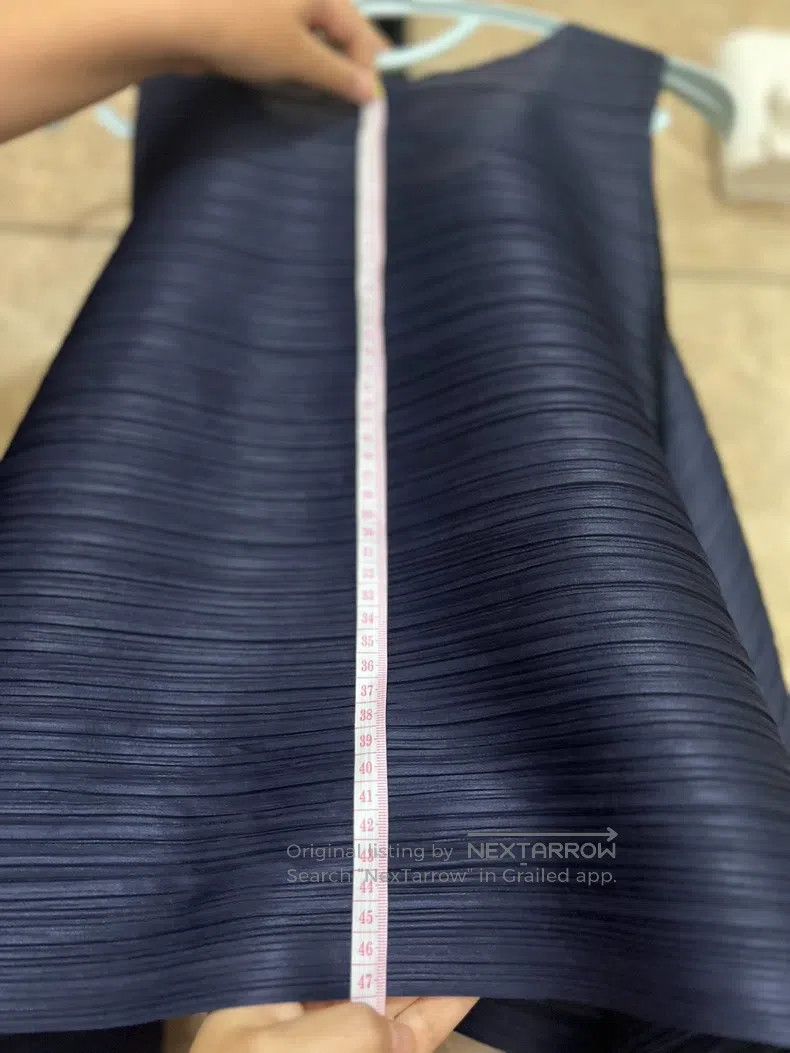 Issey Miyake Issey Miyake Blue Tank Top Size L / US 10 / IT 46 - 3 Thumbnail