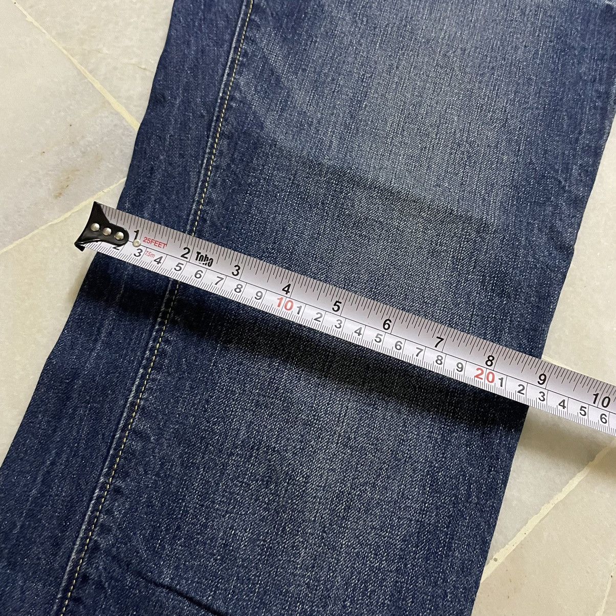 Japanese Brand ORIGINAL JAPANES GU DENIM LOOSE STRAIGHTCUT (28×39) Size US 28 / EU 44 - 12 Thumbnail