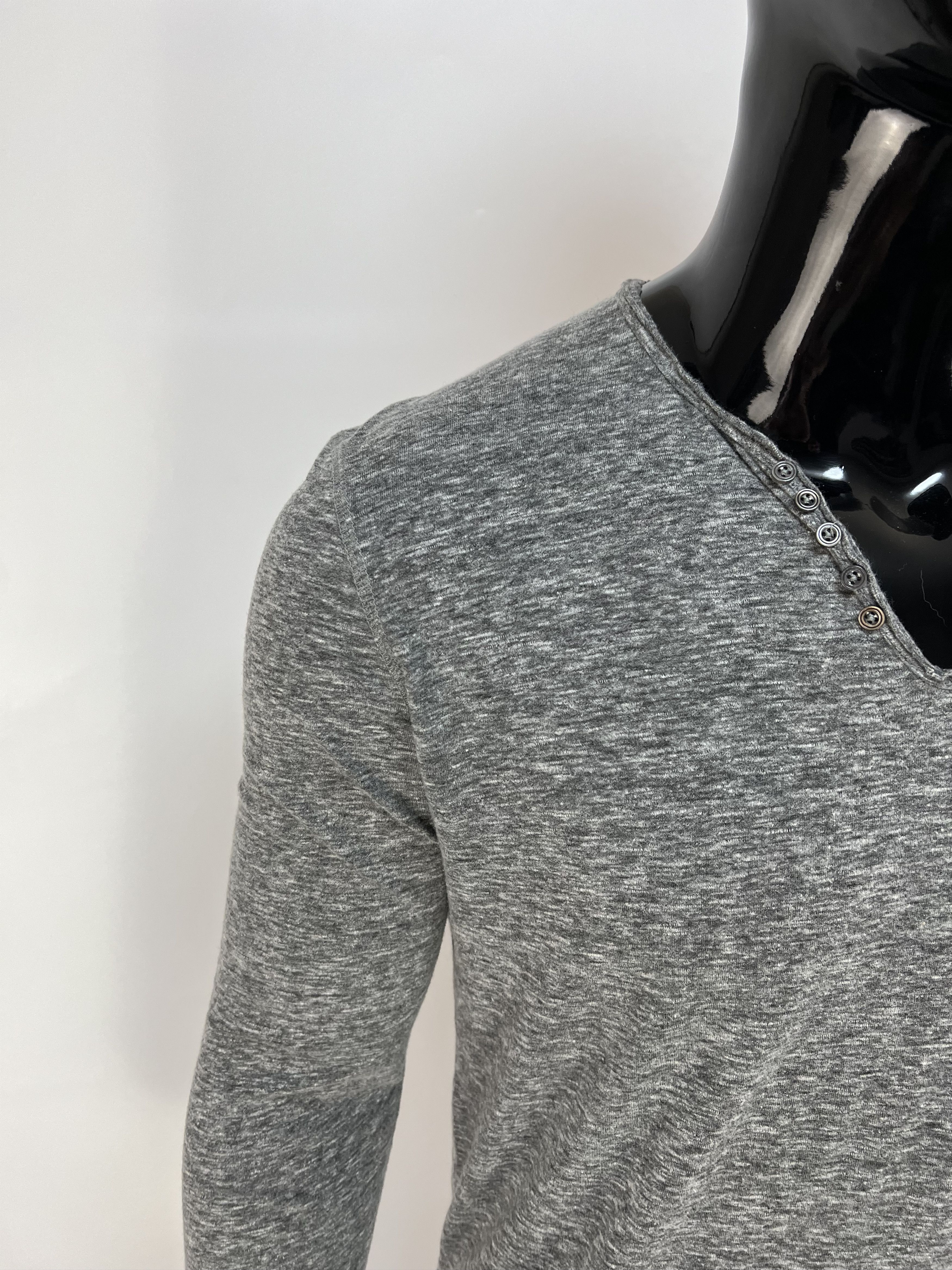 Zadig & Voltaire Zadig Voltaire Men s Gray Sweater Size L Big Logo Size US L / EU 52-54 / 3 - 5 Thumbnail