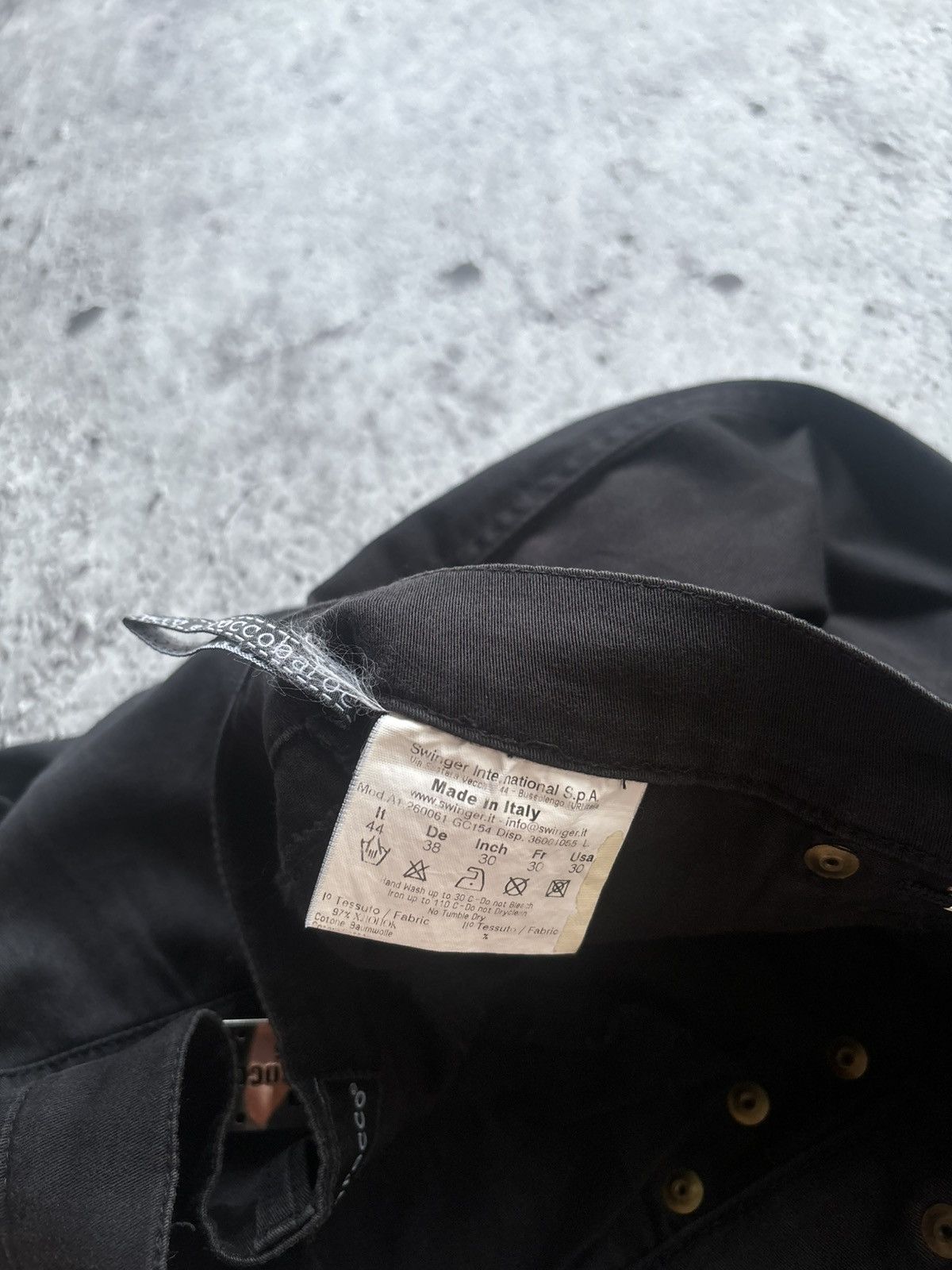 Le Grande Bleu (L.G.B.) Y2k rocobarocco black Lgb style pants Size US 28 / EU 44 - 9 Thumbnail