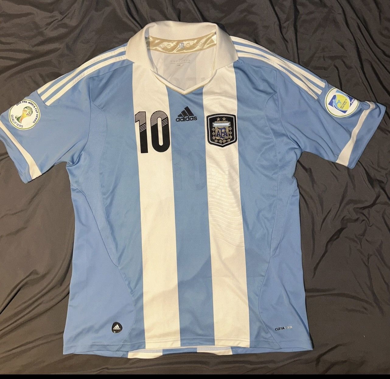 Adidas Messi Argentina Home Jersey 2011/2012 Official XL-misprint Size US XL / EU 56 / 4 - 2 Thumbnail