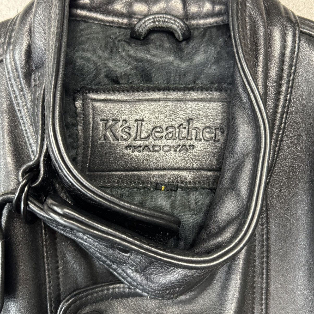 Japanese Brand × Kadoya × Vintage 1988 Kadoya x Akira Leather Pill Cyber Jac Jacket Size US L / EU 52-54 / 3 - 3 Thumbnail
