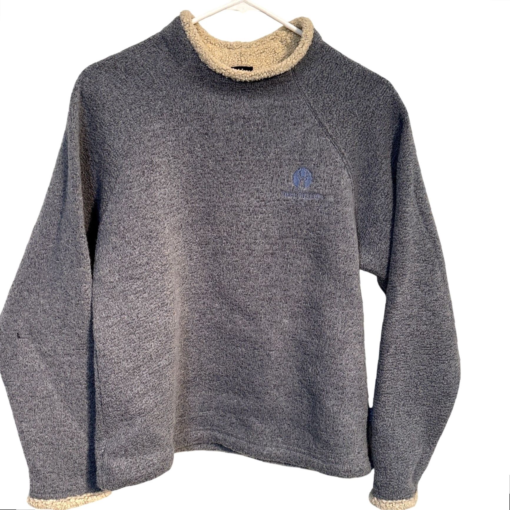 Vintage Kuhl Sweater Mens Small Gray Fleece Sherpa Lined Pullover Crewneck Vintage No Size US S / EU 44-46 / 1 - 2 Thumbnail