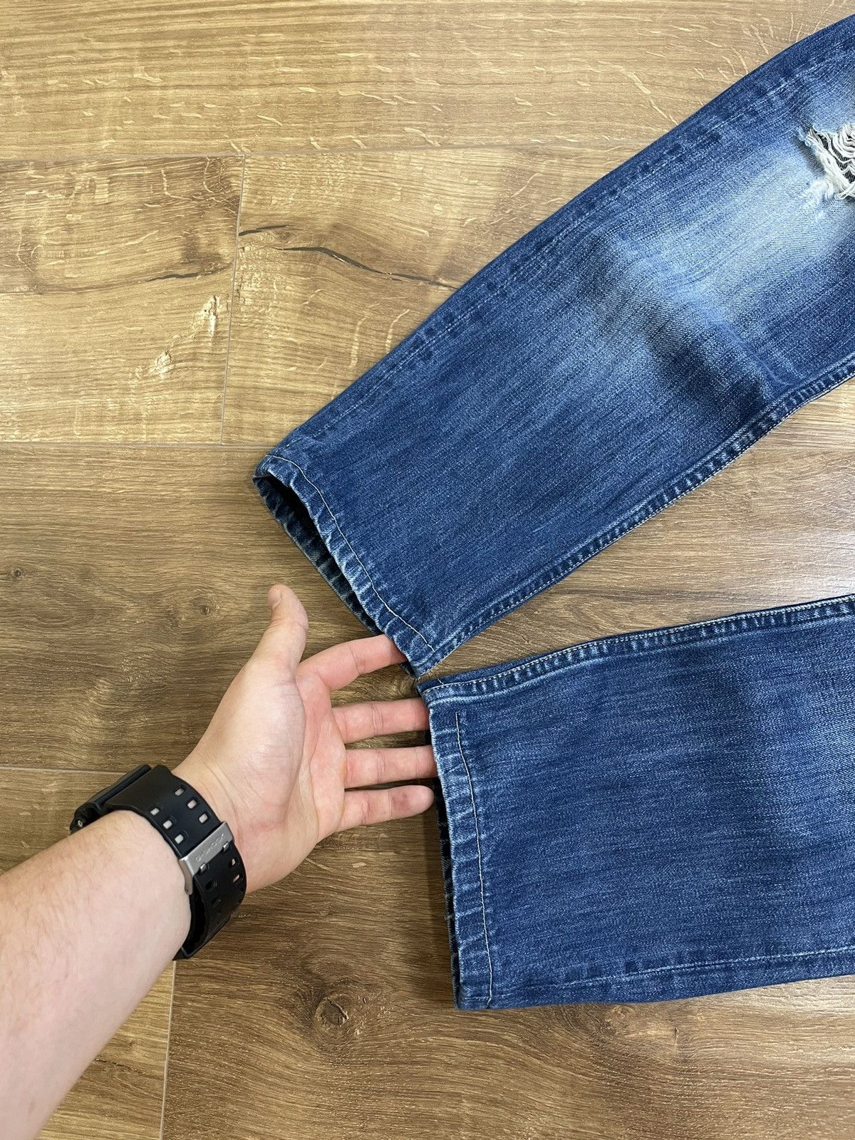 Acne Studios × Vintage Vintage Acne Studios RocVerakai Stonewashed Blue Denim Jeans Size US 30 / EU 46 - 6 Thumbnail