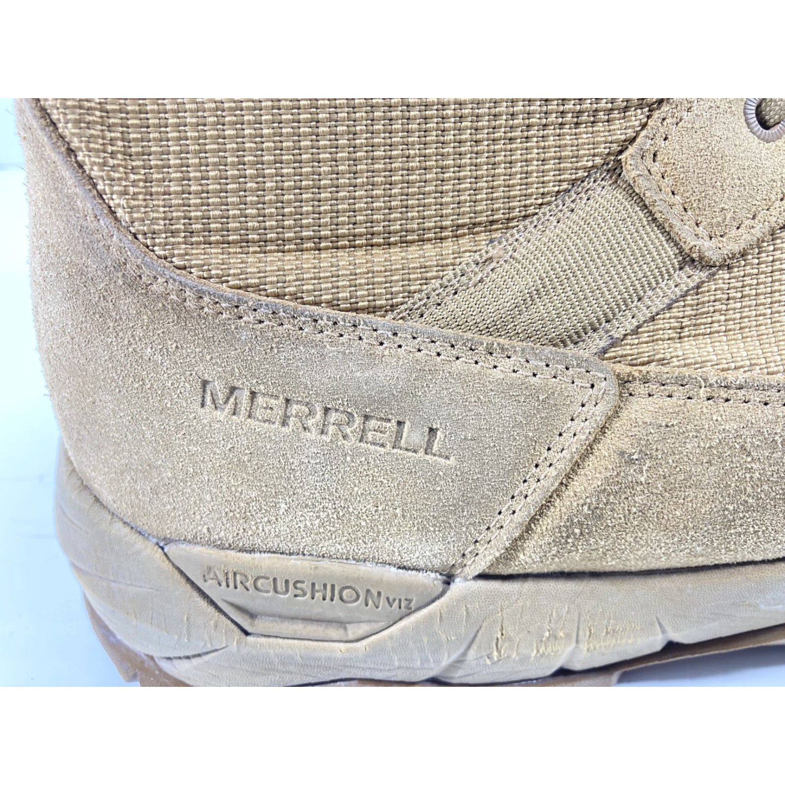 Merrell Merrell Tactical Boots Men 15 Wide Coyote Brown Suede J099375W Military Desert Boots Mens Wide Suede Desert Brown Size US 15 / EU 48 - 7 Thumbnail