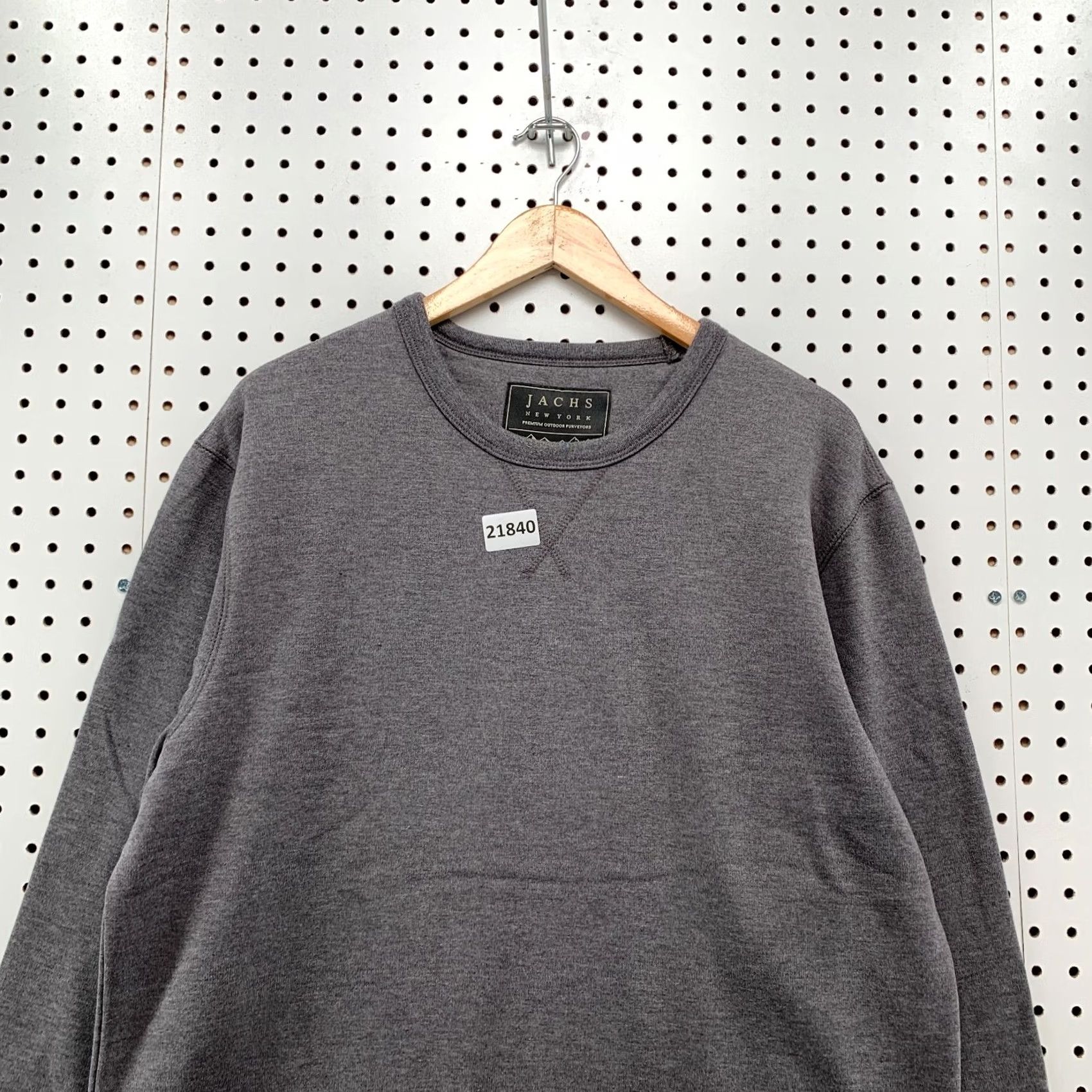Vintage Jachs New York Crewneck Sweatshirt Gray Adult Mens Large Pullover Size US L / EU 52-54 / 3 - 5 Thumbnail