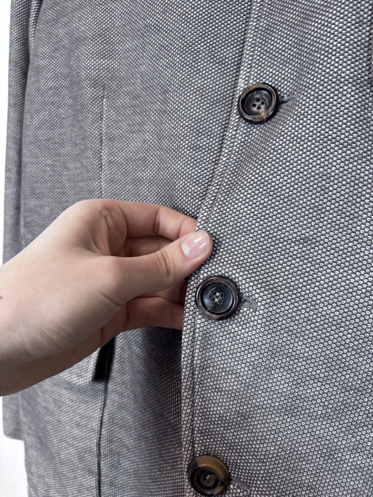 Other Luis Trenker Men’s Grey Stand Up Collar Jacket Coat Size US L / EU 52-54 / 3 - 7 Thumbnail