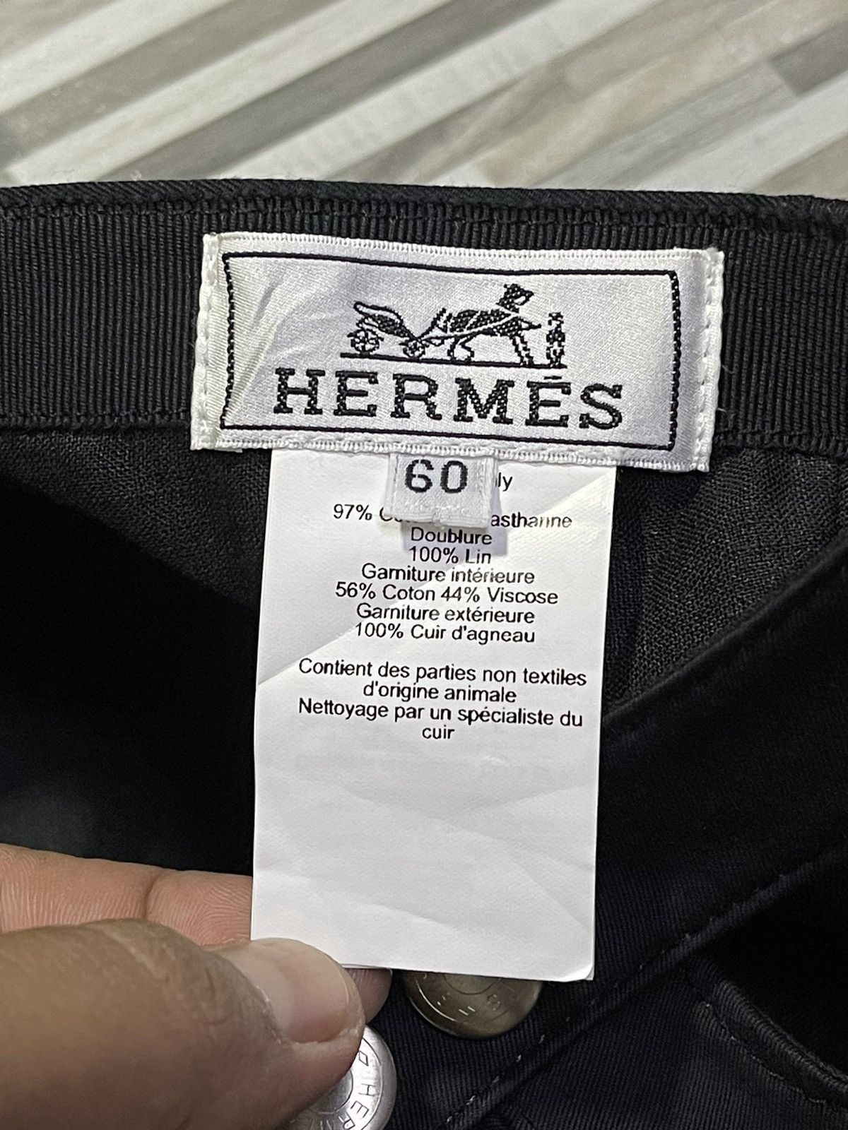 Hermes Hermes Navada Hello Mr Farrier Cap Size ONE SIZE - 6 Thumbnail