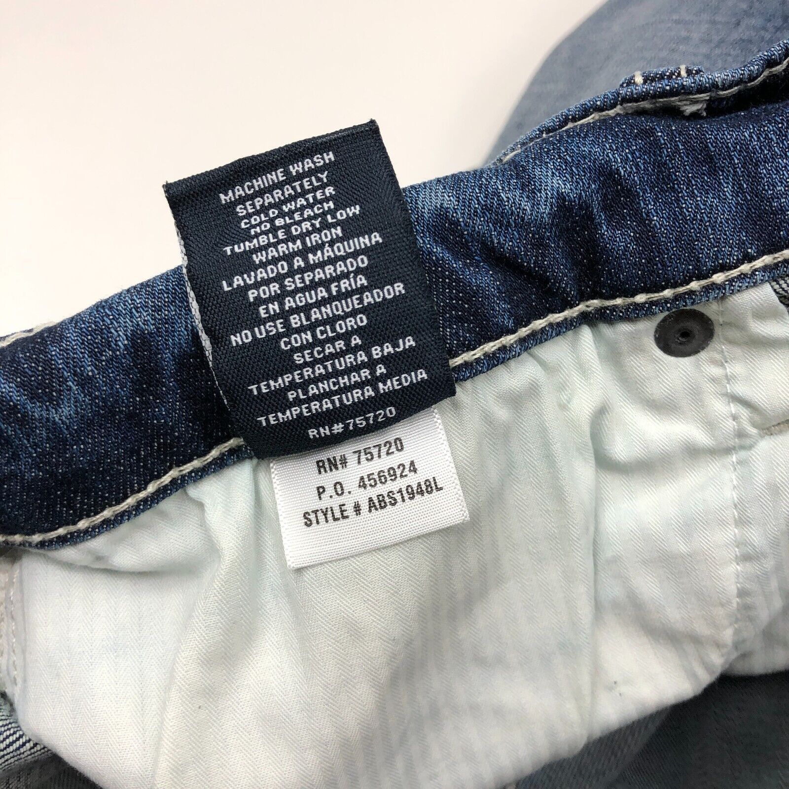 Vintage BKE Mason Light Wash Distressed Blue Slim Jeans Size 33x34 Size US 33 - 6 Thumbnail