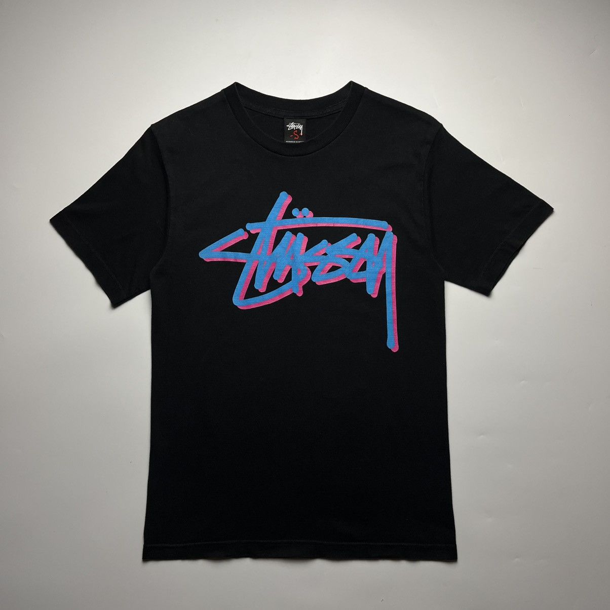 Stussy Stussy Sport Script Tee “Black” | Grailed