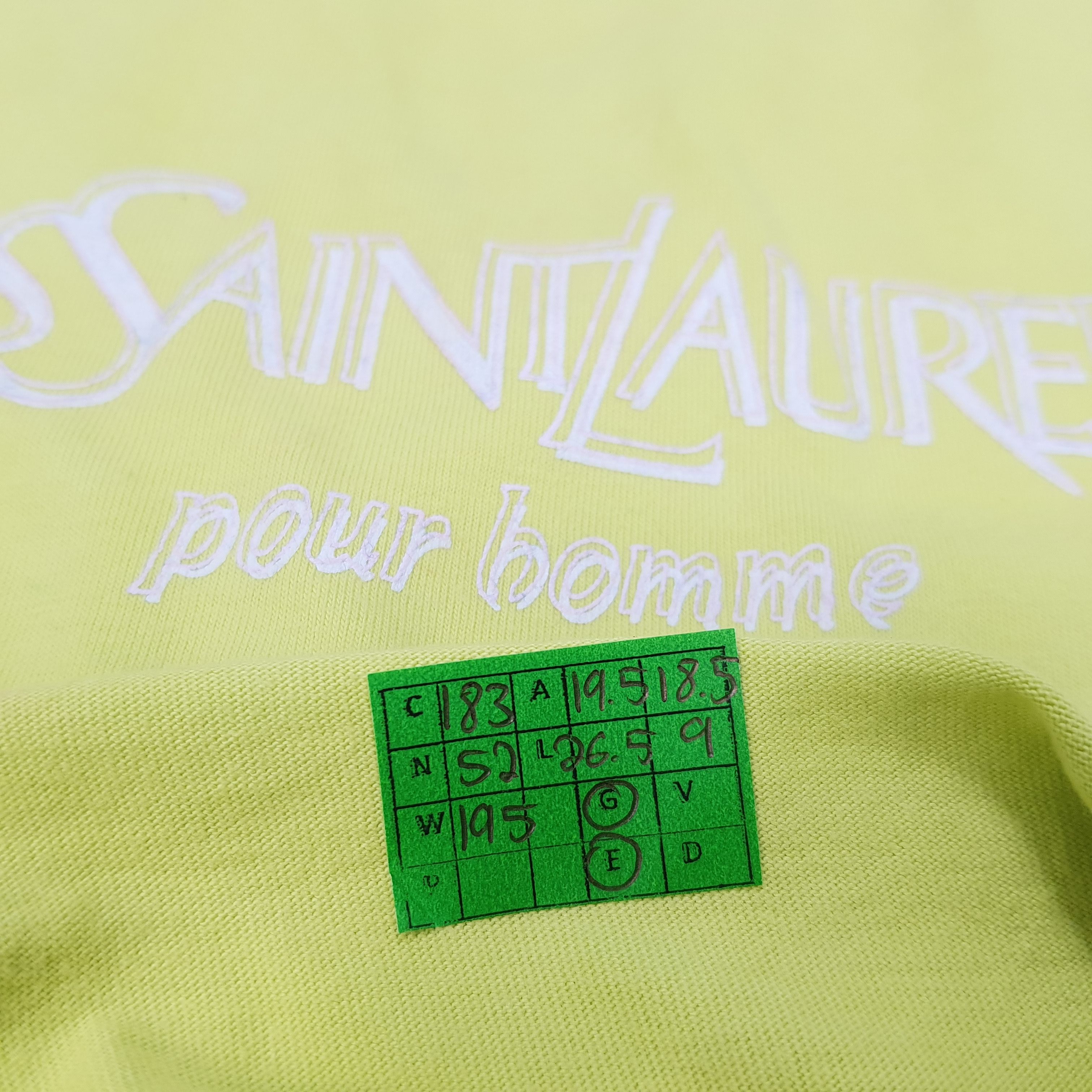 Vintage × Yves Saint Laurent Vintage Yves Saint Laurent YSL Designer Tshirt Size US M / EU 48-50 / 2 - 7 Thumbnail