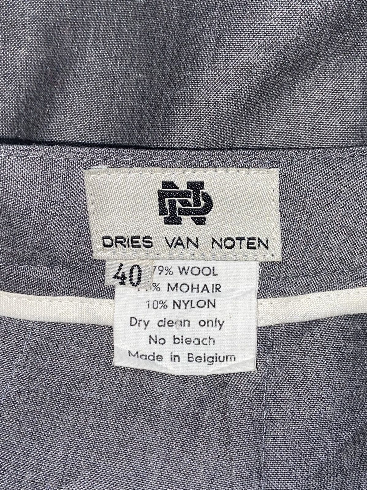 Dries Van Noten DRIES VAN NOTEN Grey Long Pants Size US 26 / EU 42 - 8 Thumbnail