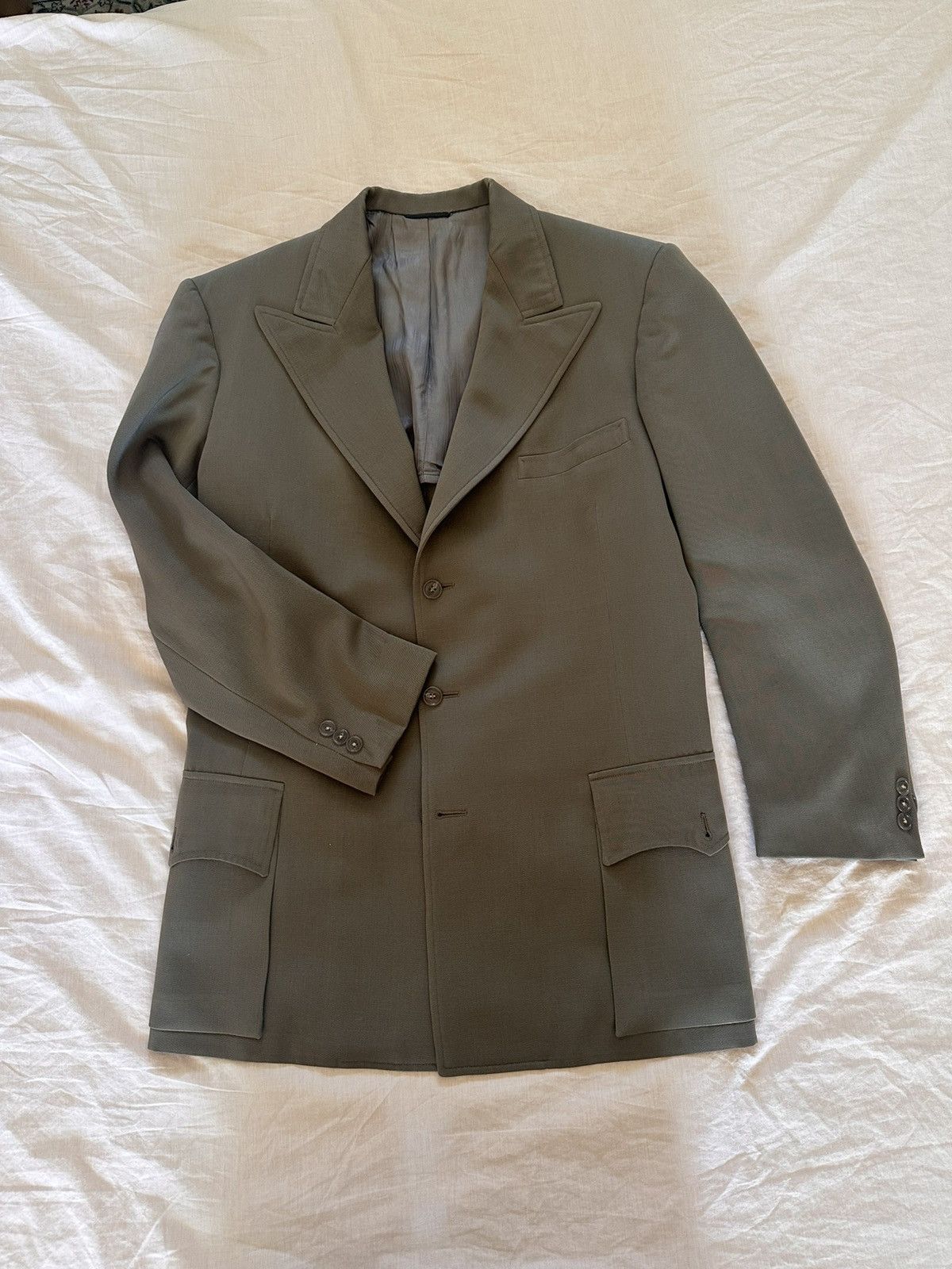 Vintage Vintage 1950’s Western Gabardine Action Back Duster Coat Size US M / EU 48-50 / 2 - 2 Thumbnail
