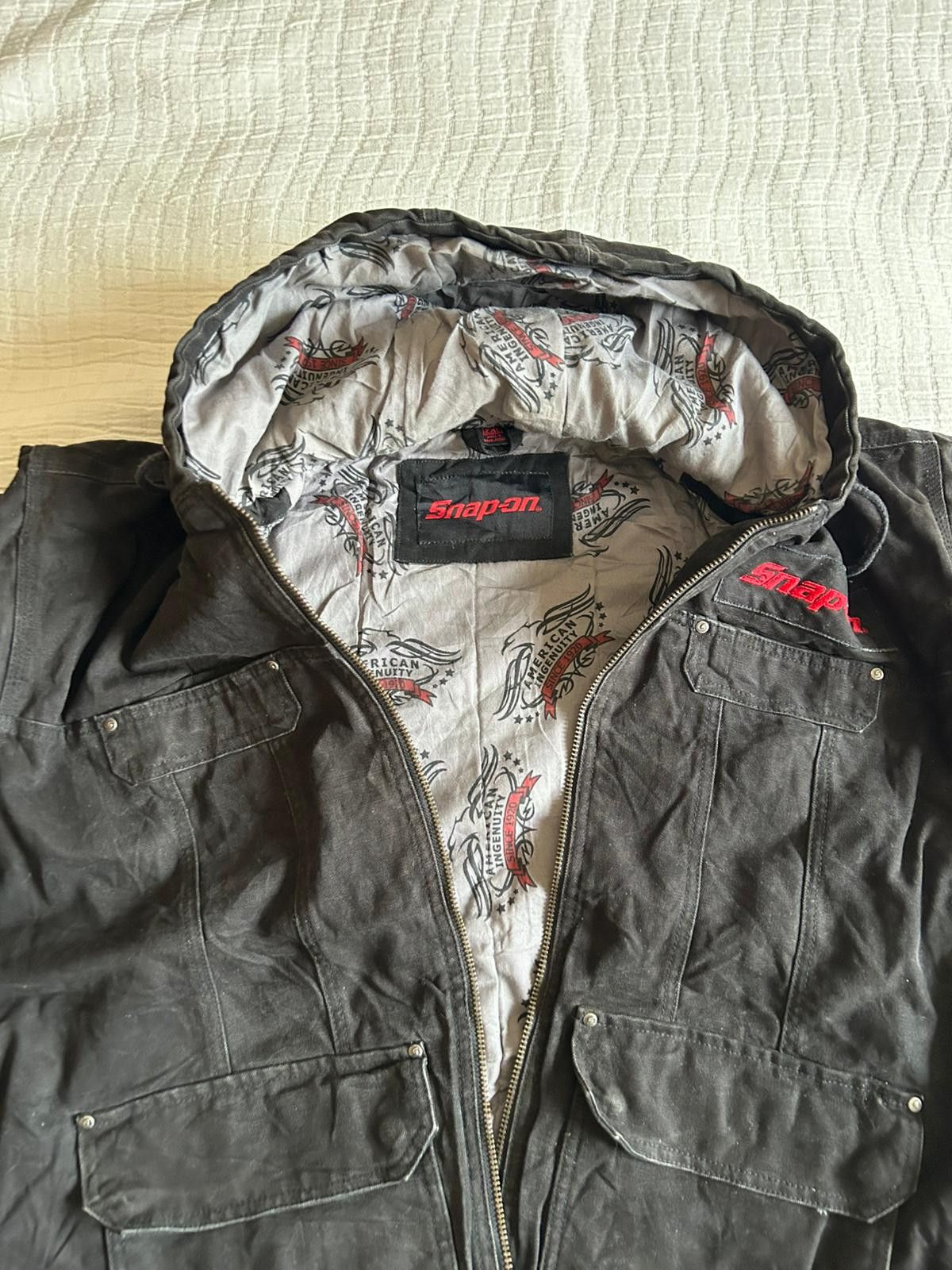 Other Snap-on Vintage Heavyweight Canvas Work Jacket Size US XXL / EU 58 / 5 - 5 Thumbnail
