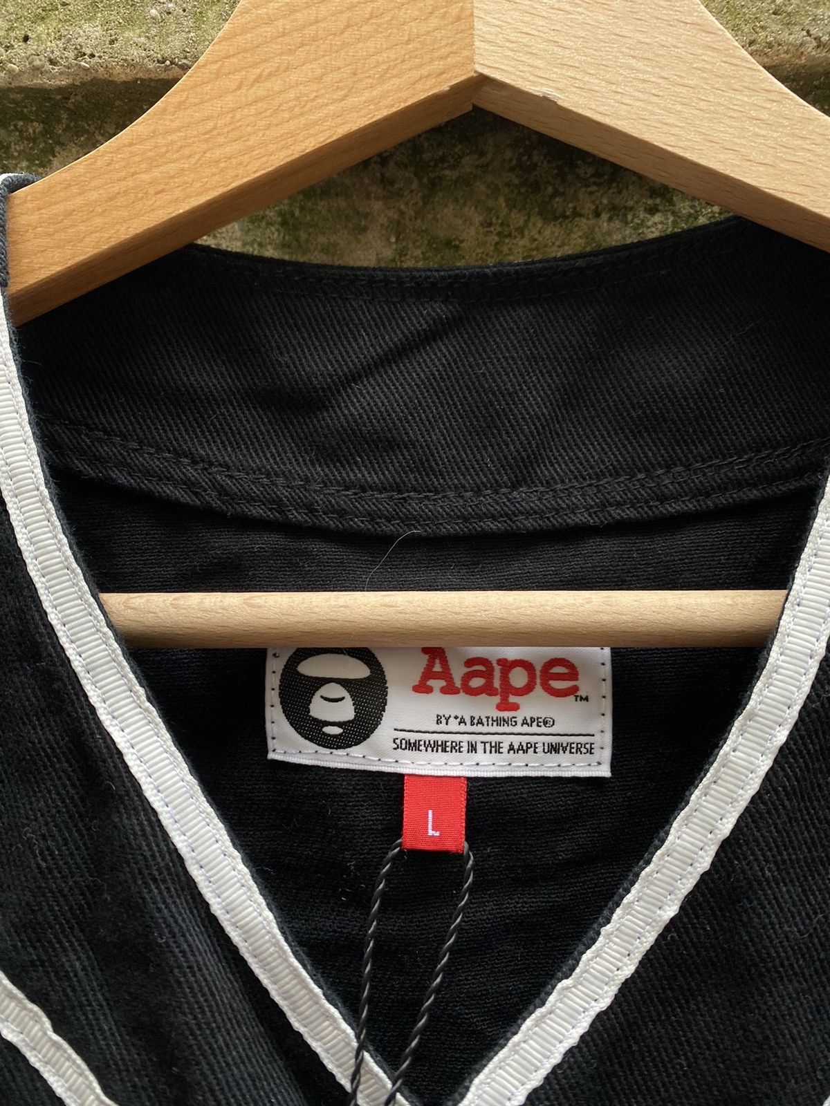 Aape Aape By Bathing Aape Big Back Embroidered Logo MLB Jersey Size US L / EU 52-54 / 3 - 3 Thumbnail