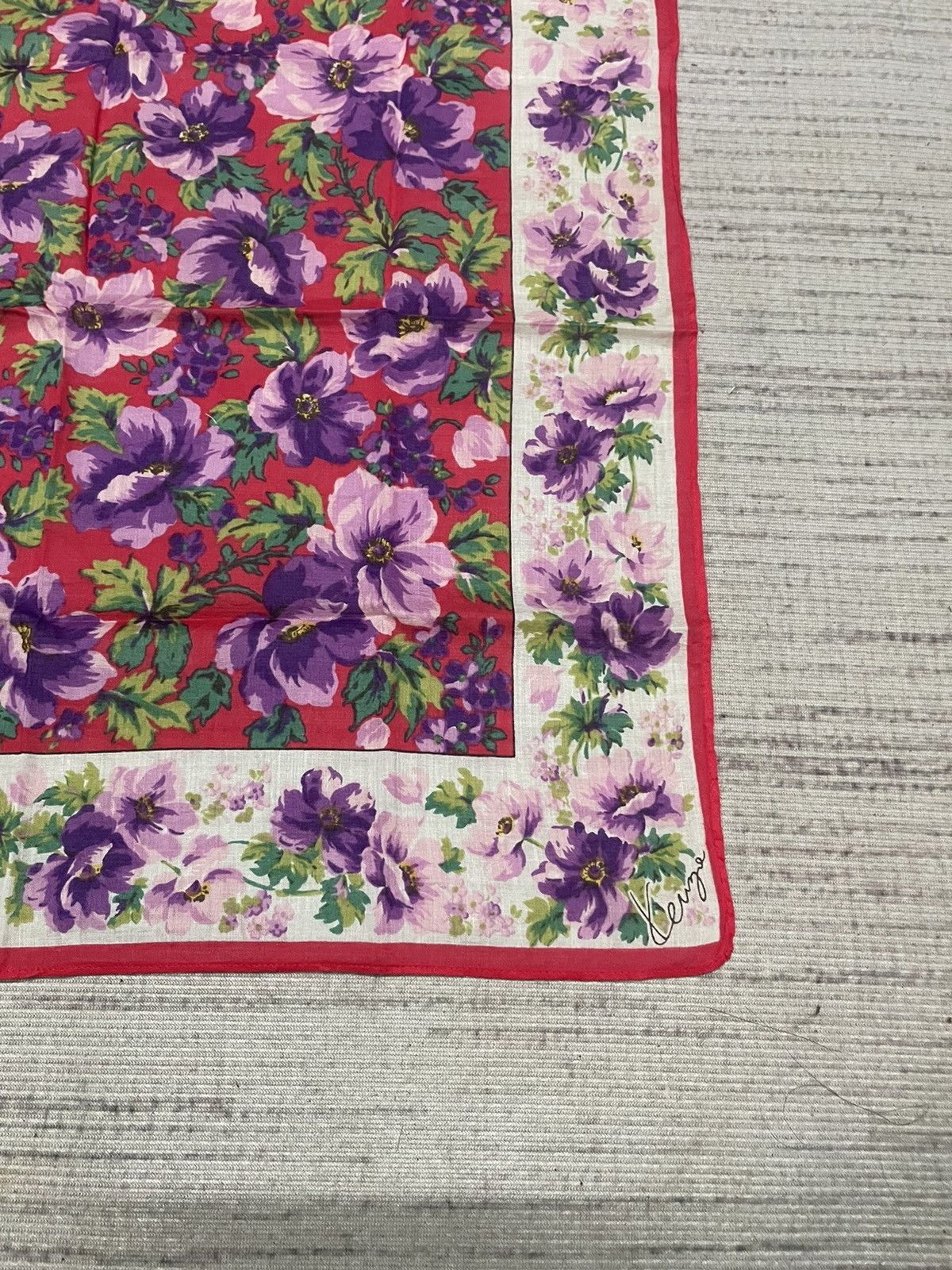 Kenzo Vintage Kenzo handkerchief bandana pocket square Size ONE SIZE - 3 Thumbnail