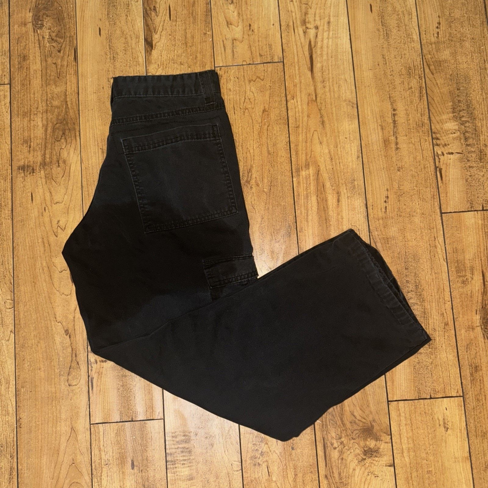 Vintage × Wrangler Wrangler Cargo Pants Black 30x29 Size US 30 / EU 46 - 1 Thumbnail
