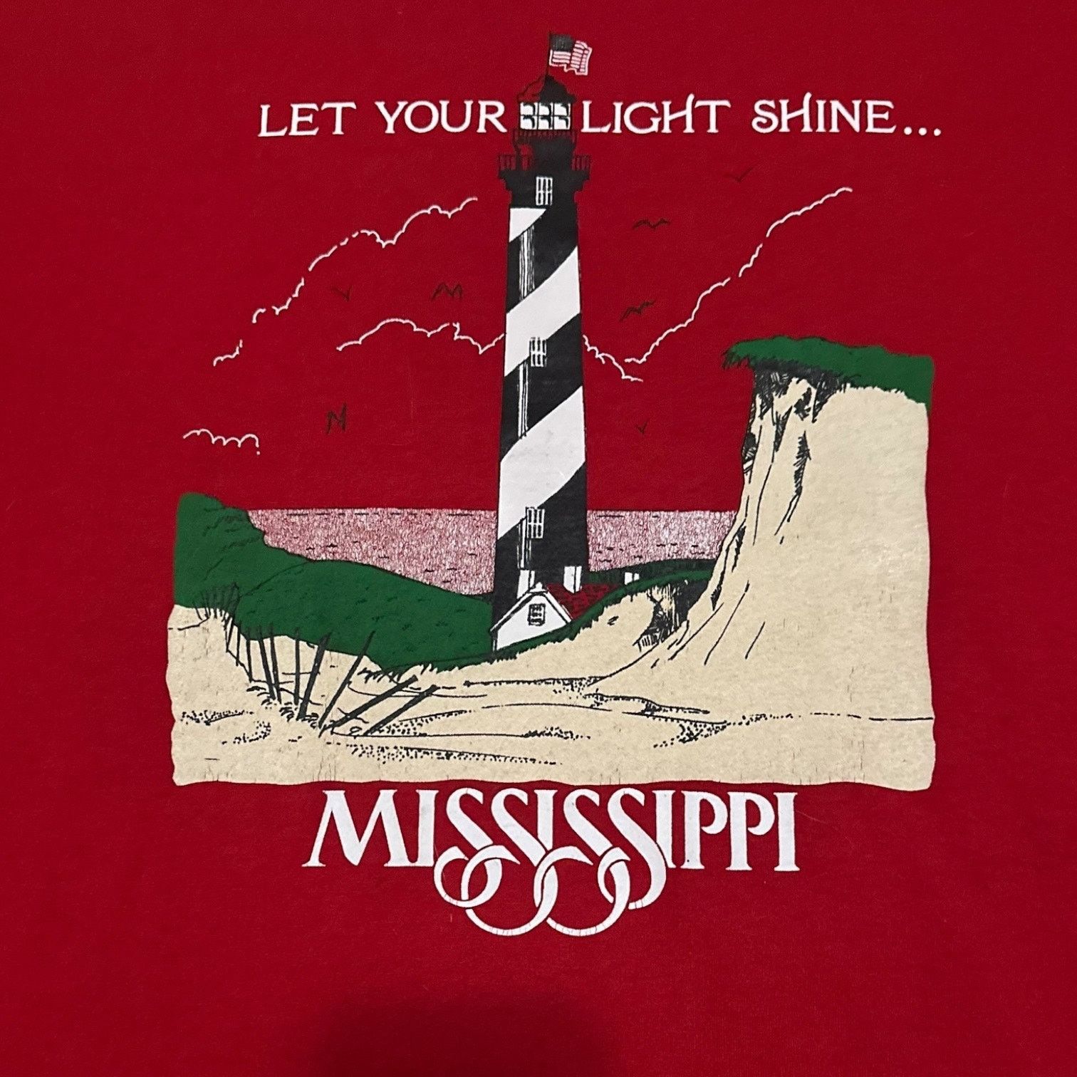 Jerzees 90s let your light shine Mississippi Size US XL / EU 56 / 4 - 2 Thumbnail