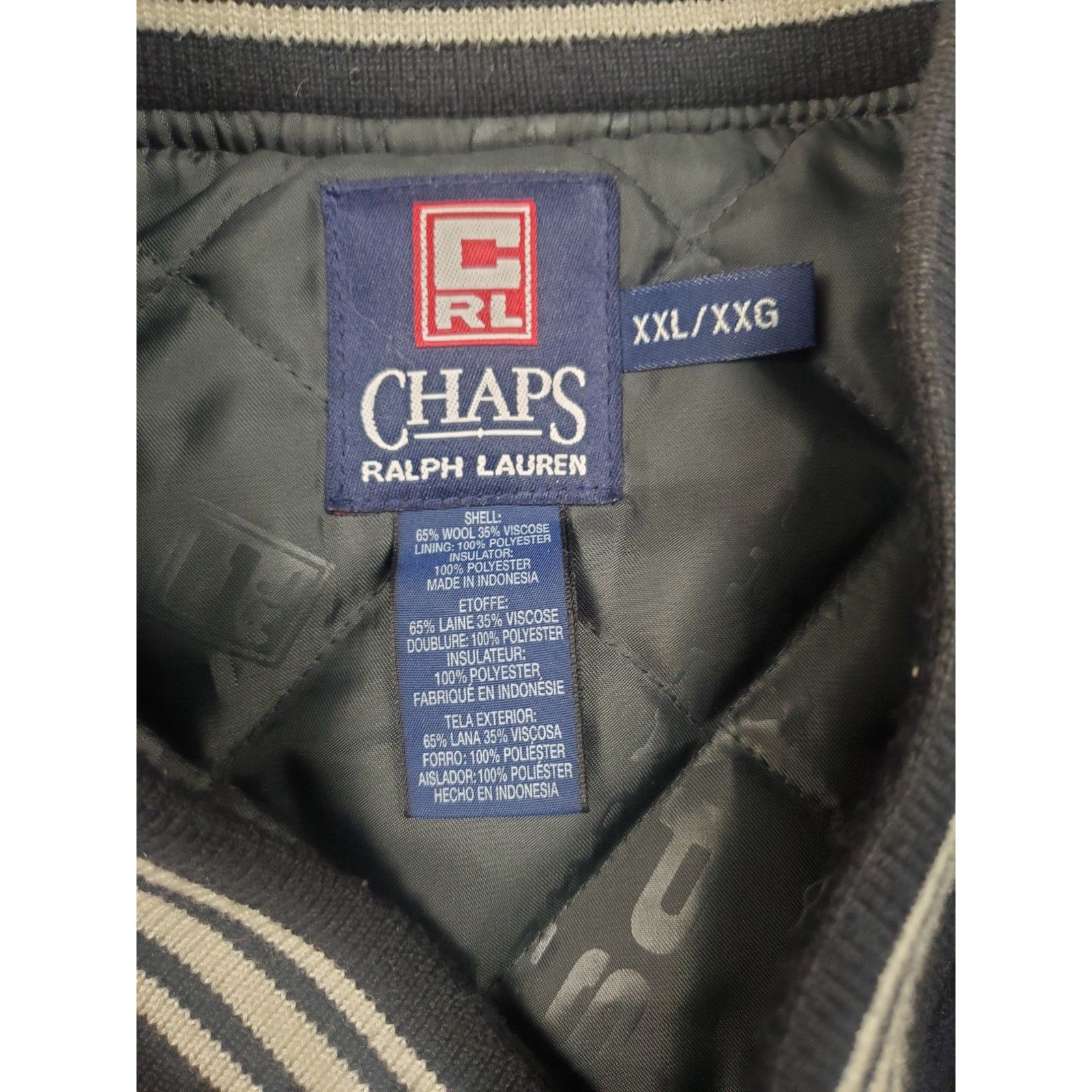 Chaps Ralph Lauren Vintage Chaps Ralph Lauren Men's XXL Varsity Letter Jacket Size US XXL / EU 58 / 5 - 5 Thumbnail